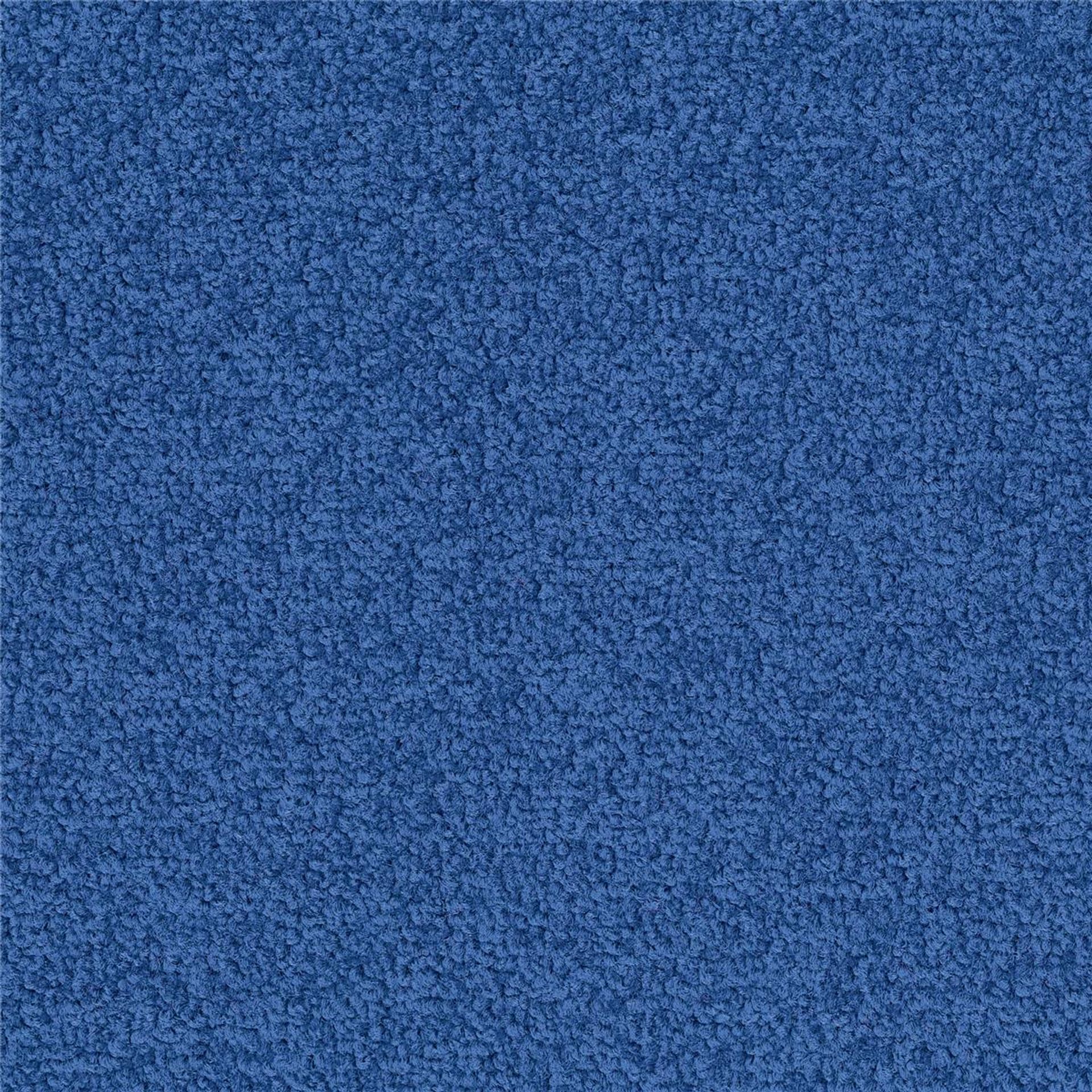 Teppichfliesen 50 x 50 cm Velours Palatino A072 8412 Blau Allover