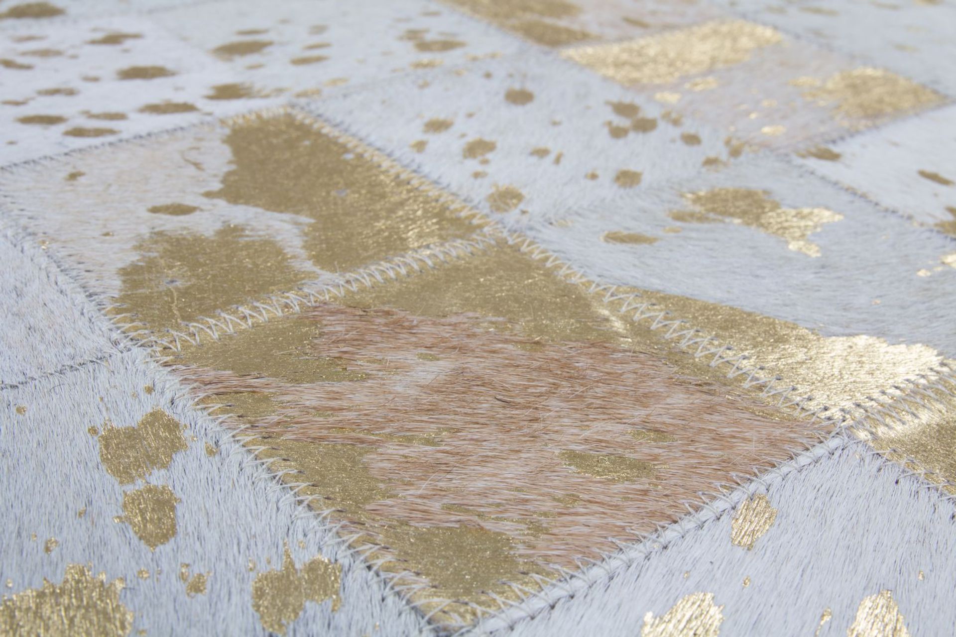 Teppich Lavish 210 Elfenbein / Gold 120 cm x 170 cm
