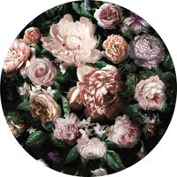 Selbstklebende Vlies Fototapete/Wandtattoo - Flower Couture - Größe 125 x 125 cm