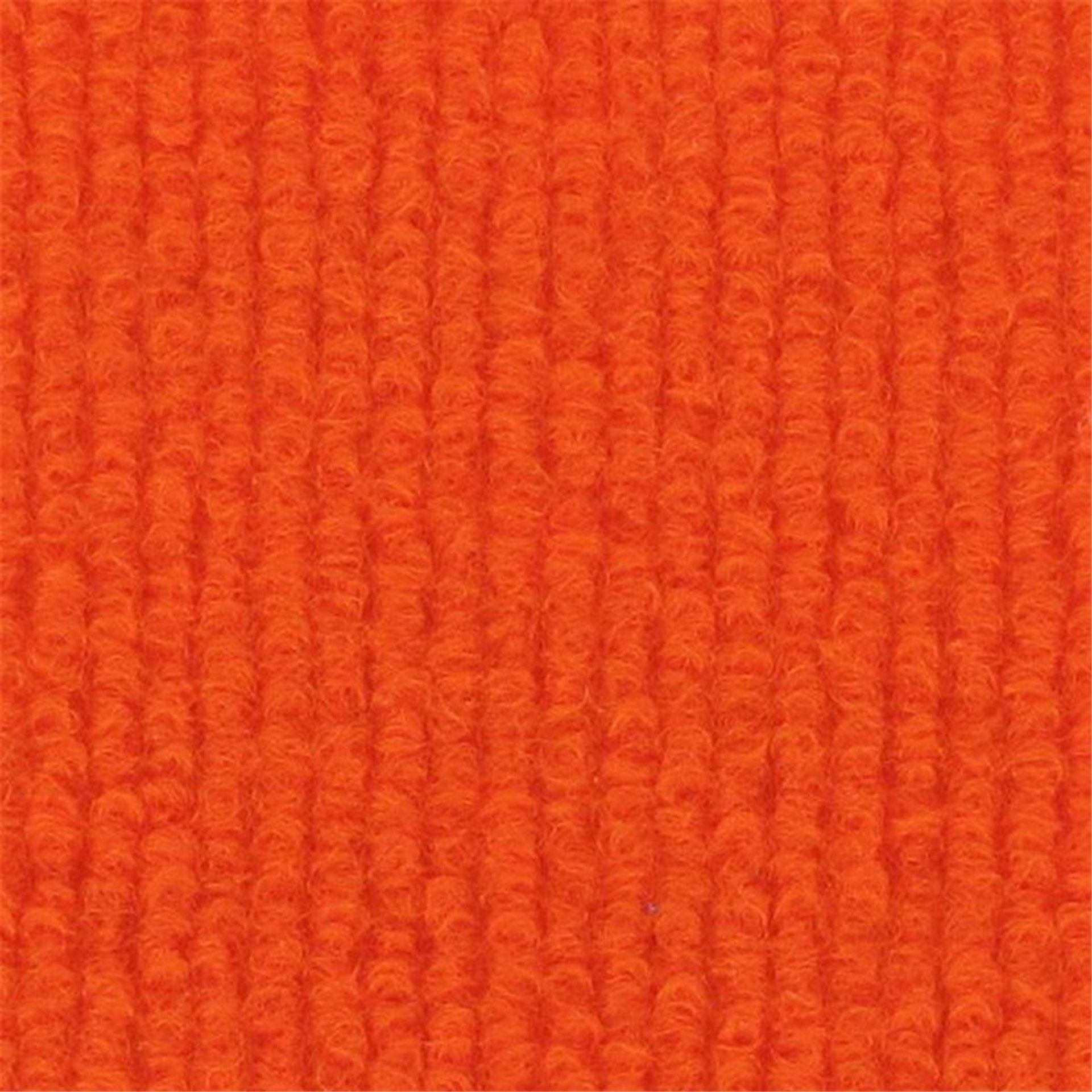 Messeboden Rips-Nadelvlies EXPOLINE Orange 0007 100 qm ohne Schutzfolie - Rollenbreite 200 cm