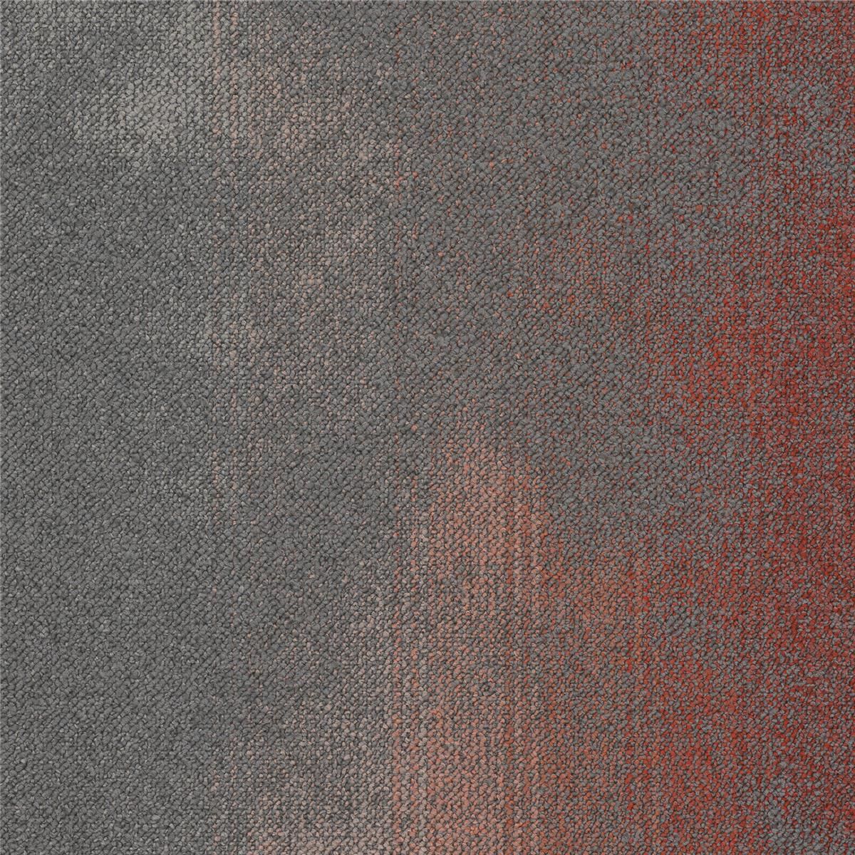 Teppichfliesen 50 x 50 cm Schlinge strukturiert Sere Colour AB94 5031 B8 Rot Organisch