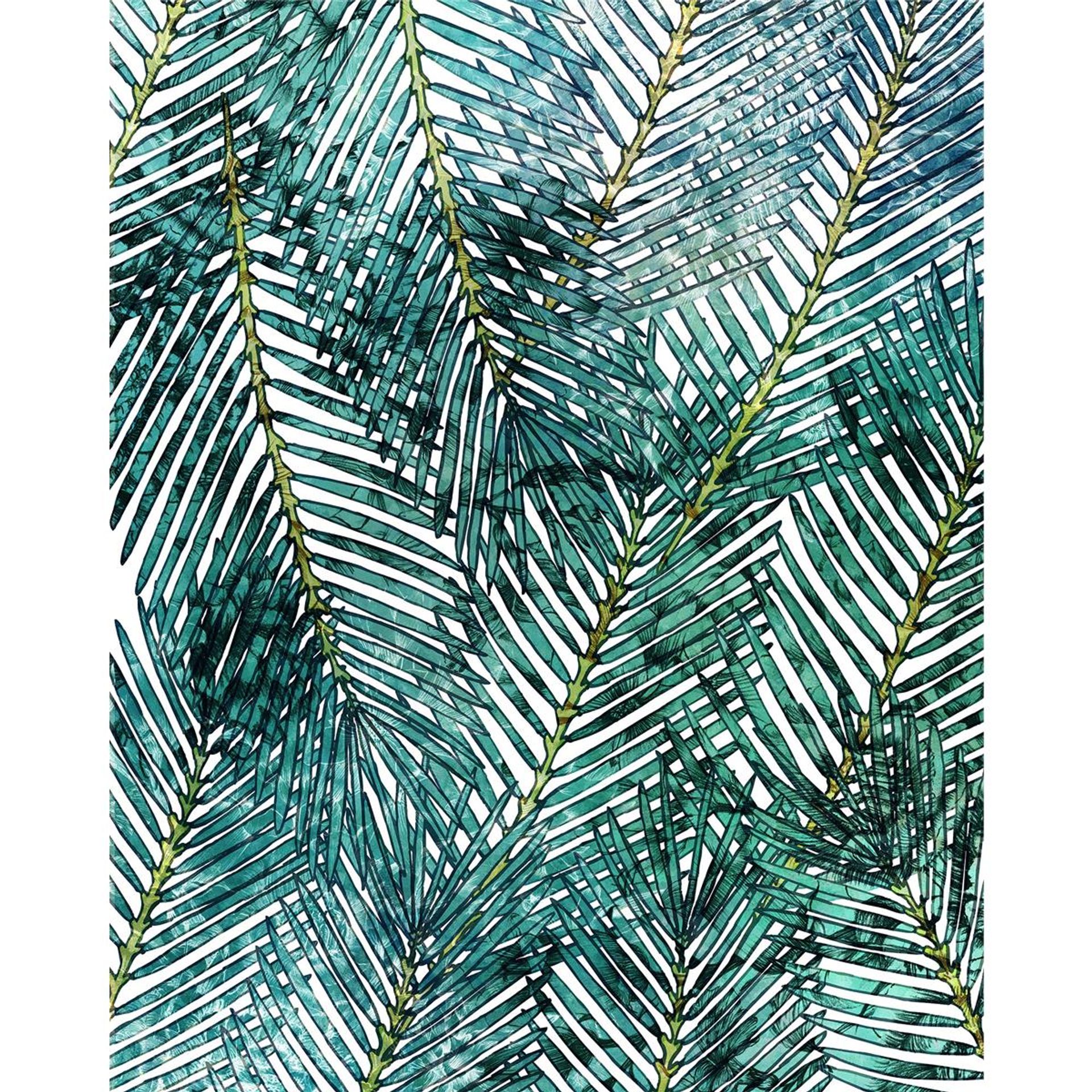 Vlies Fototapete - Palm Canopy - Größe 200 x 250 cm