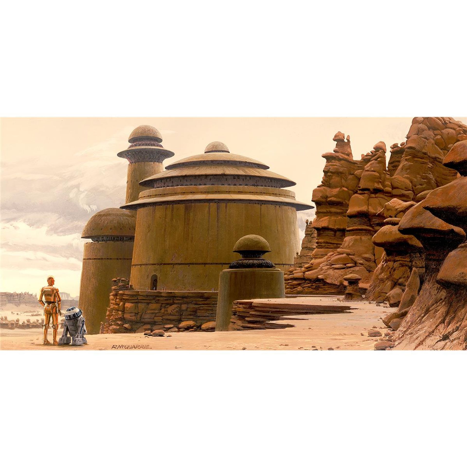 Vlies Fototapete - Star Wars Classic RMQ Jabbas Palace - Größe 500 x 250 cm