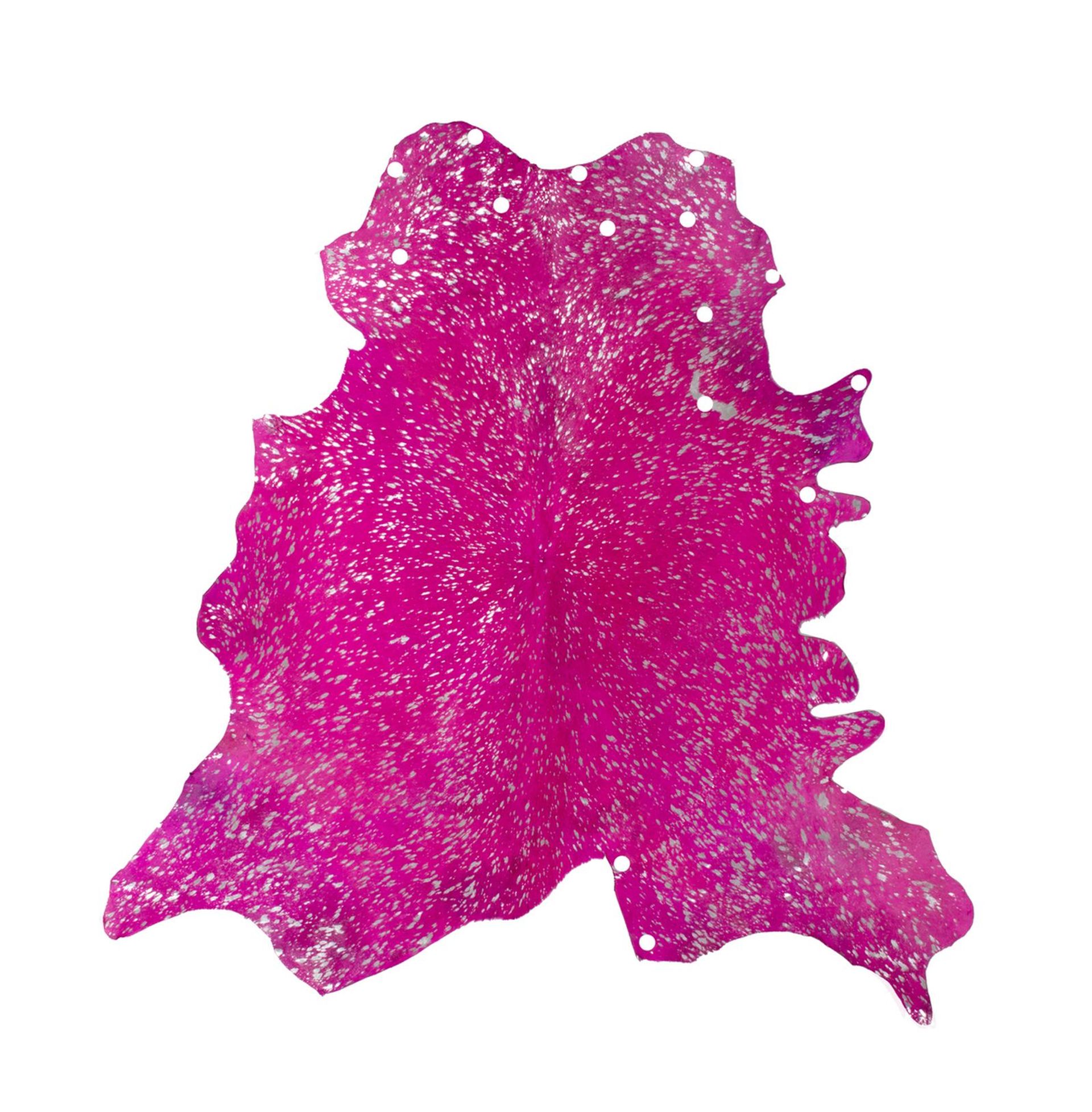 Teppich Glam 410 Violett / Silber 1,35 qm - 1,65 qm