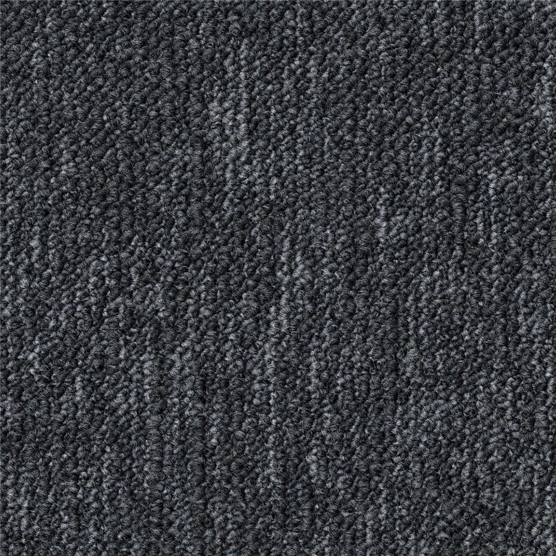Teppichfliesen 50 x 50 cm Schlinge Grain B867 9501 Grau Textur