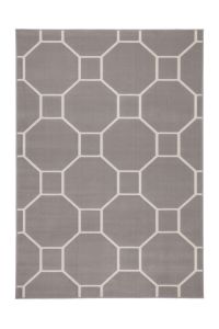 Teppich Lina 100 Taupe / Elfenbein  200 cm x 290 cm
