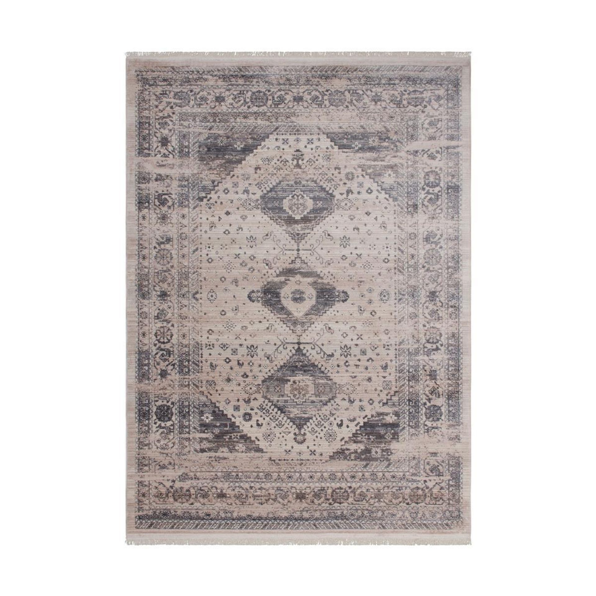 Teppich Tibet - Haixi Silber 80 cm x 150 cm