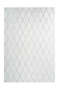 Teppich Vivica 225 Weiß / Graublau 160 cm x 230 cm