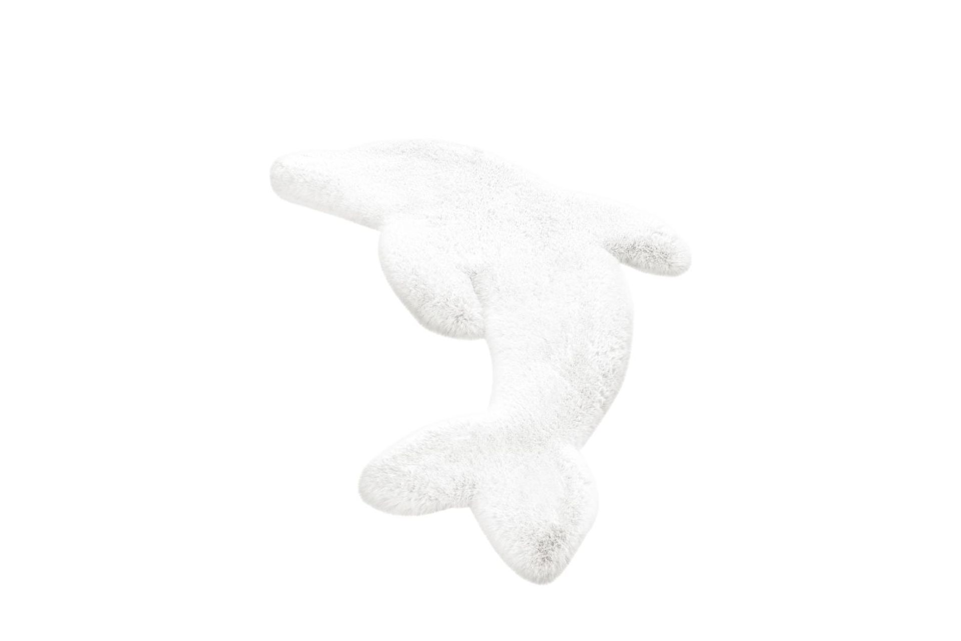Teppich Lovely Kids 925-Dolphin Weiß 64 cm x 90 cm