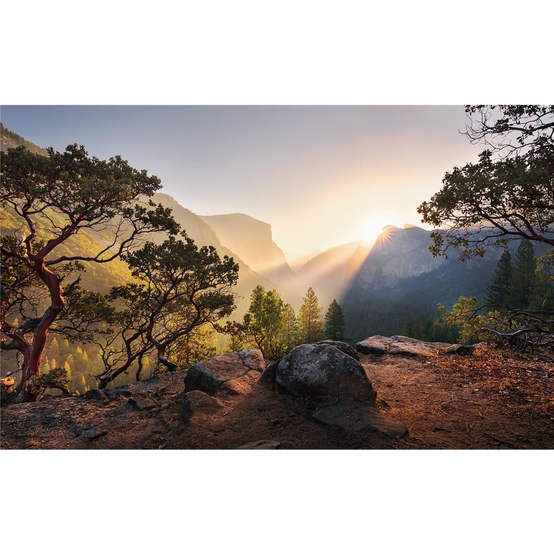 Vlies Fototapete - Yosemites Secret - Größe 450 x 280 cm