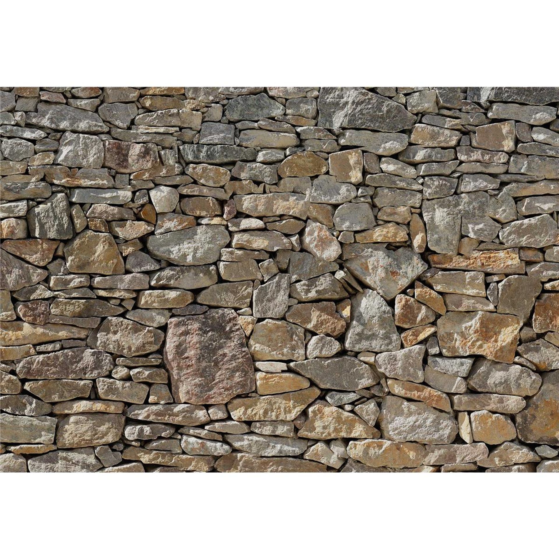 Papier Fototapete - Stone Wall - Größe 368 x 254 cm