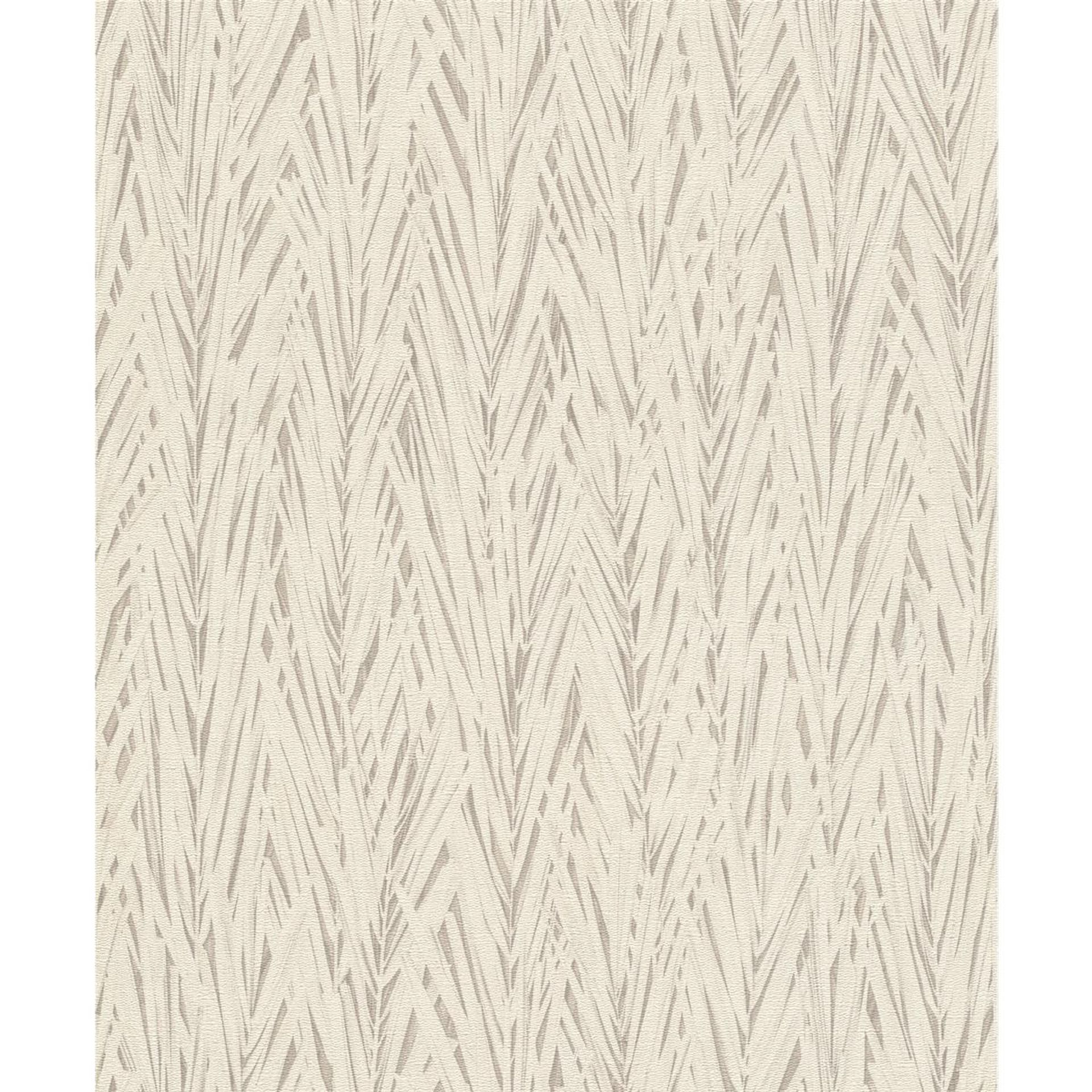 Tapete Modern floral Vinyltapete Offwhite versetzter Ansatz 53 cm x 10,05 m
