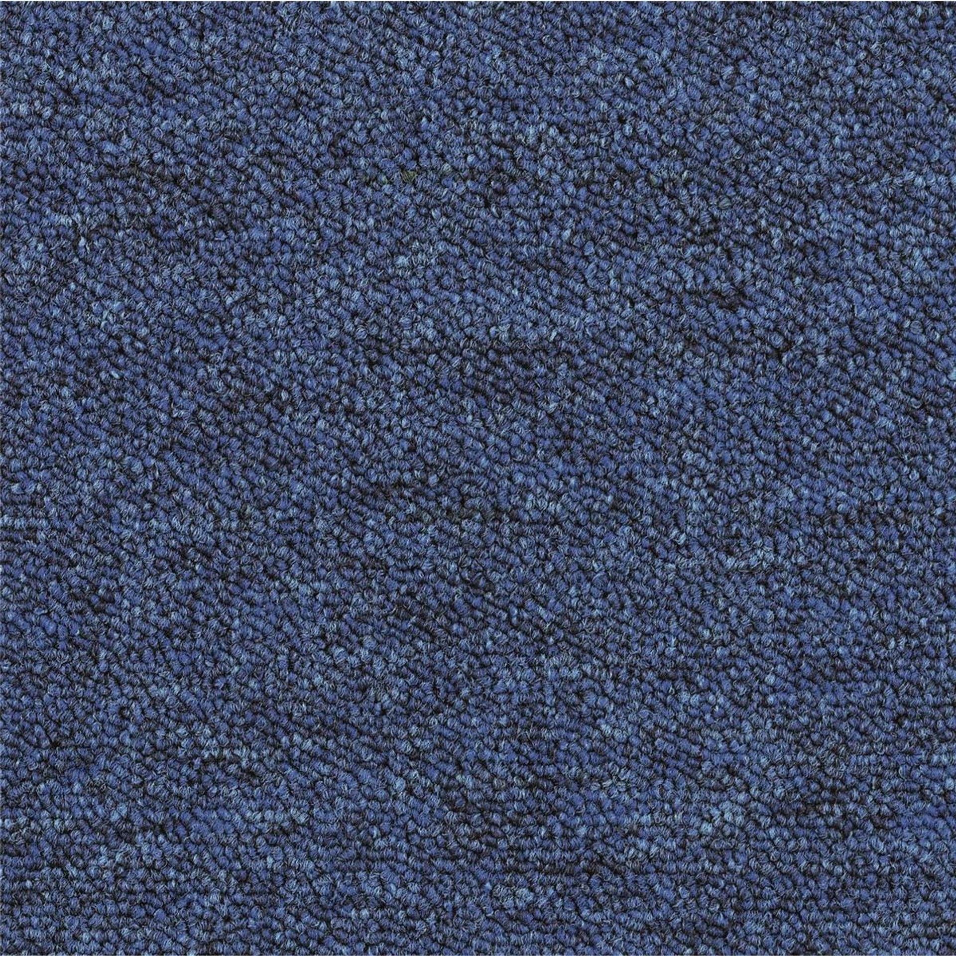 Teppichfliesen 50 x 50 cm Schlinge Essence AA90 8413 Blau Allover