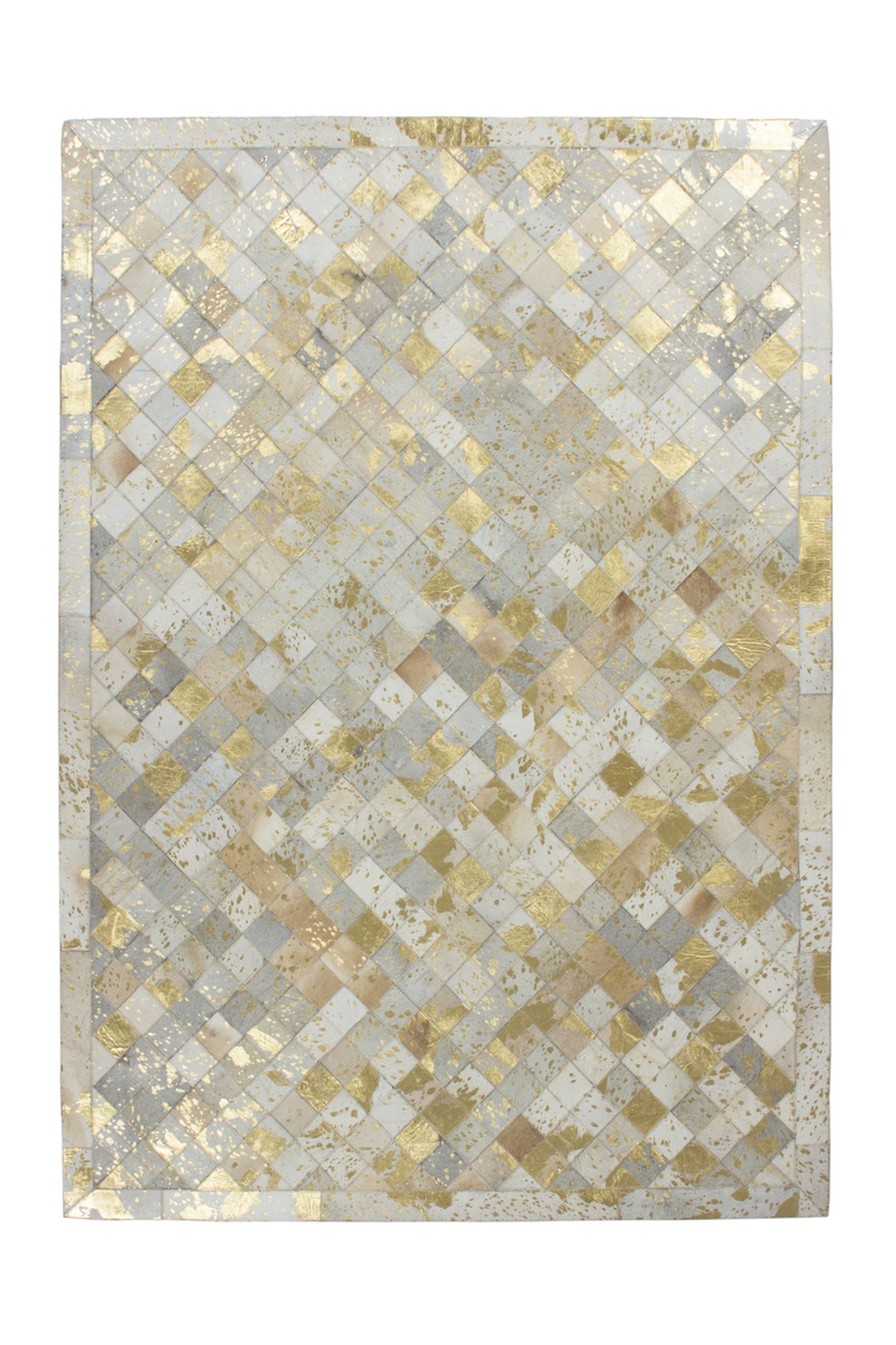 Teppich Lavish 210 Elfenbein / Gold 80 cm x 150 cm