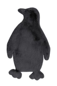 Teppich Lovely Kids 525-Penguin Anthrazit 52 cm x 90 cm