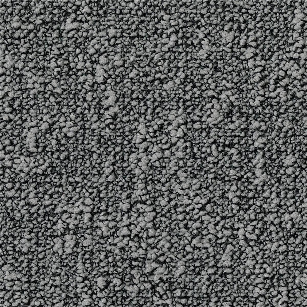 Teppichfliesen 50 x 50 cm Schlinge strukturiert Fields B751 9945 Grau Allover