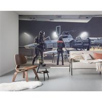 Vlies Fototapete - Star Wars Classic RMQ Yavin Hangar - Größe 500 x 250 cm