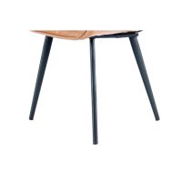 Stuhl Demi 325 2er-Set Braun / Schwarz - 56 cm (L) x 59 cm (B) x 88 cm (H)