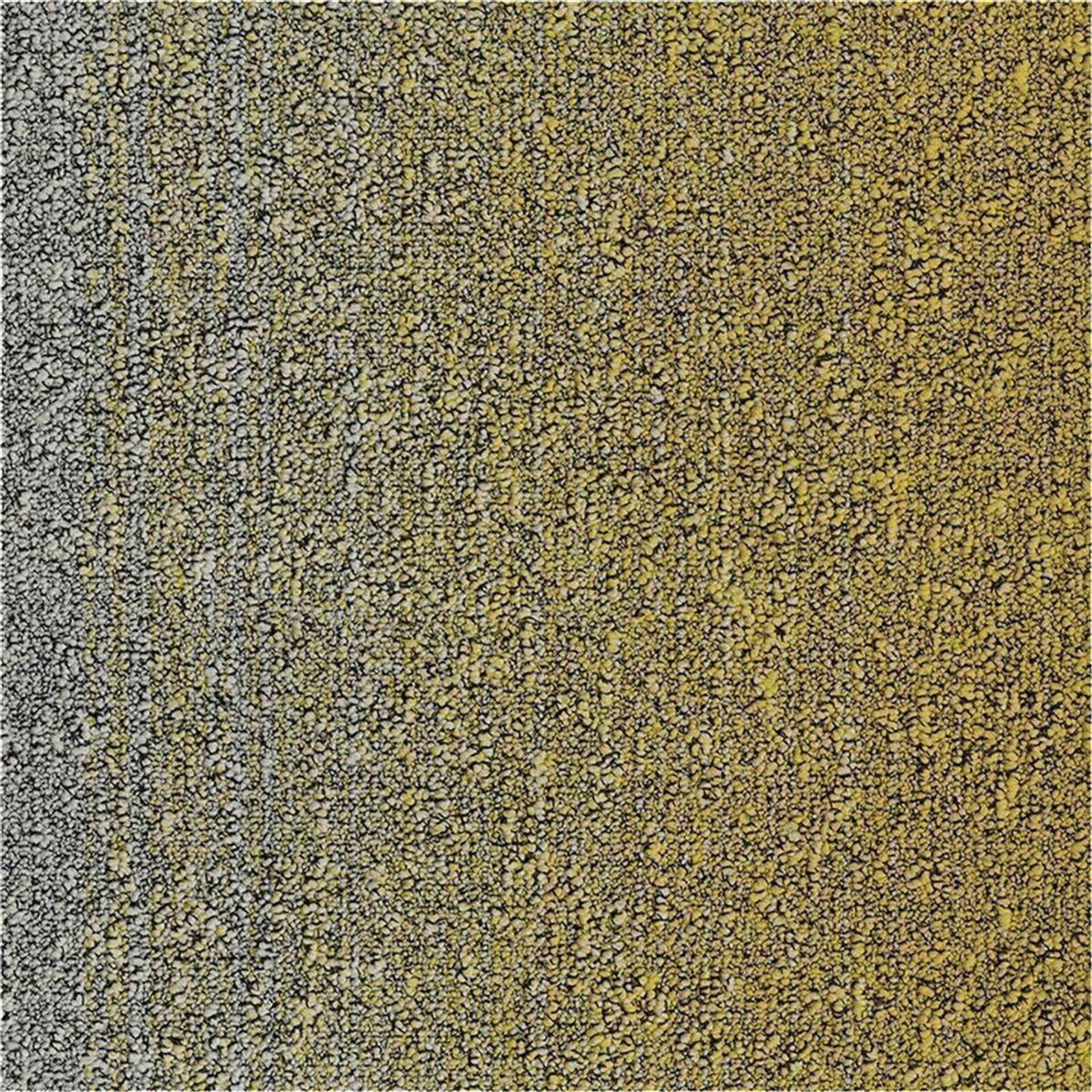 Teppichfliesen 25 x 100 cm Schlinge strukturiert Fuse B755 2014 Gelb Textur