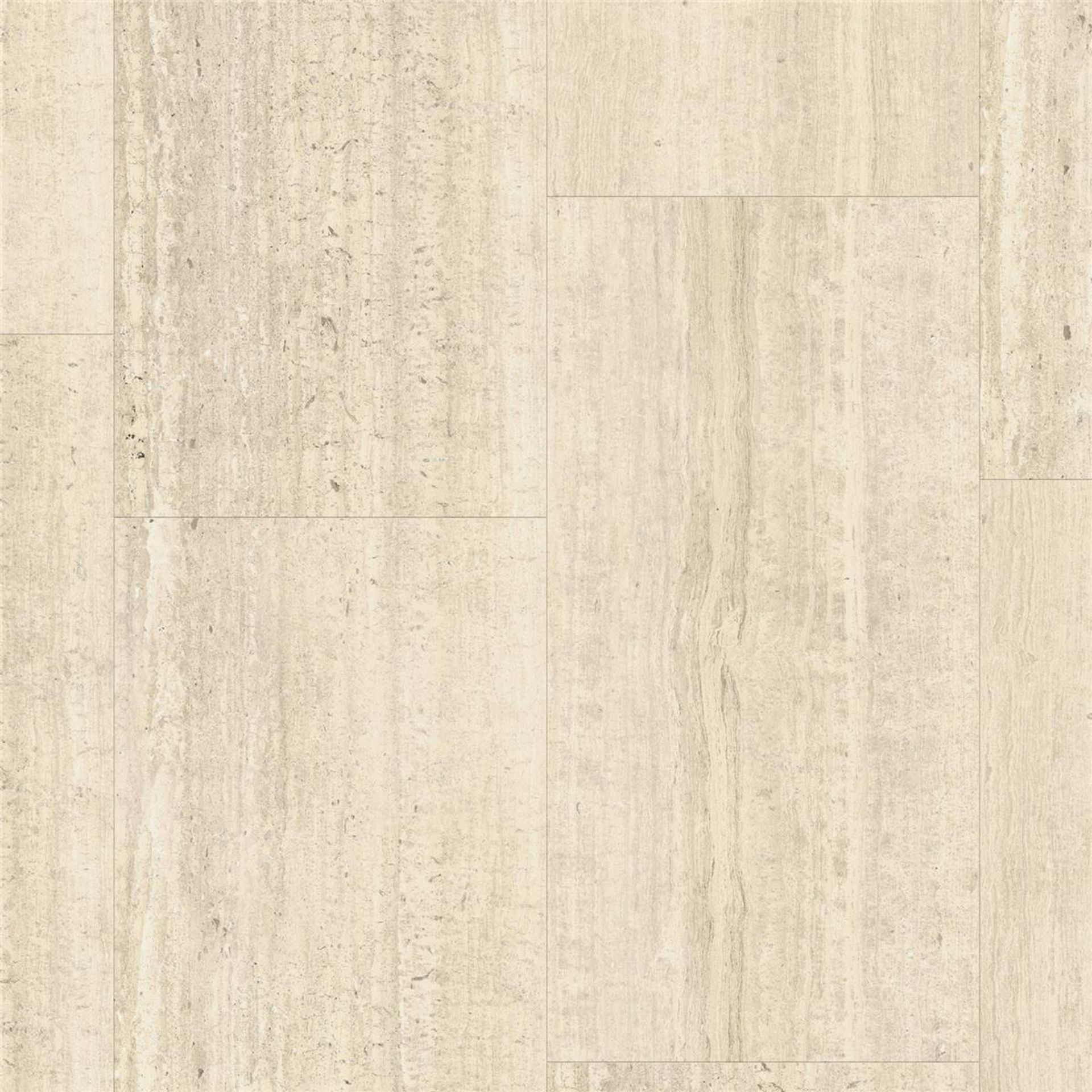 Designboden NATURALS-Travertin Grande-Sand Fliese 100 cm x 50 cm - Nutzschichtdicke 0,55 mm