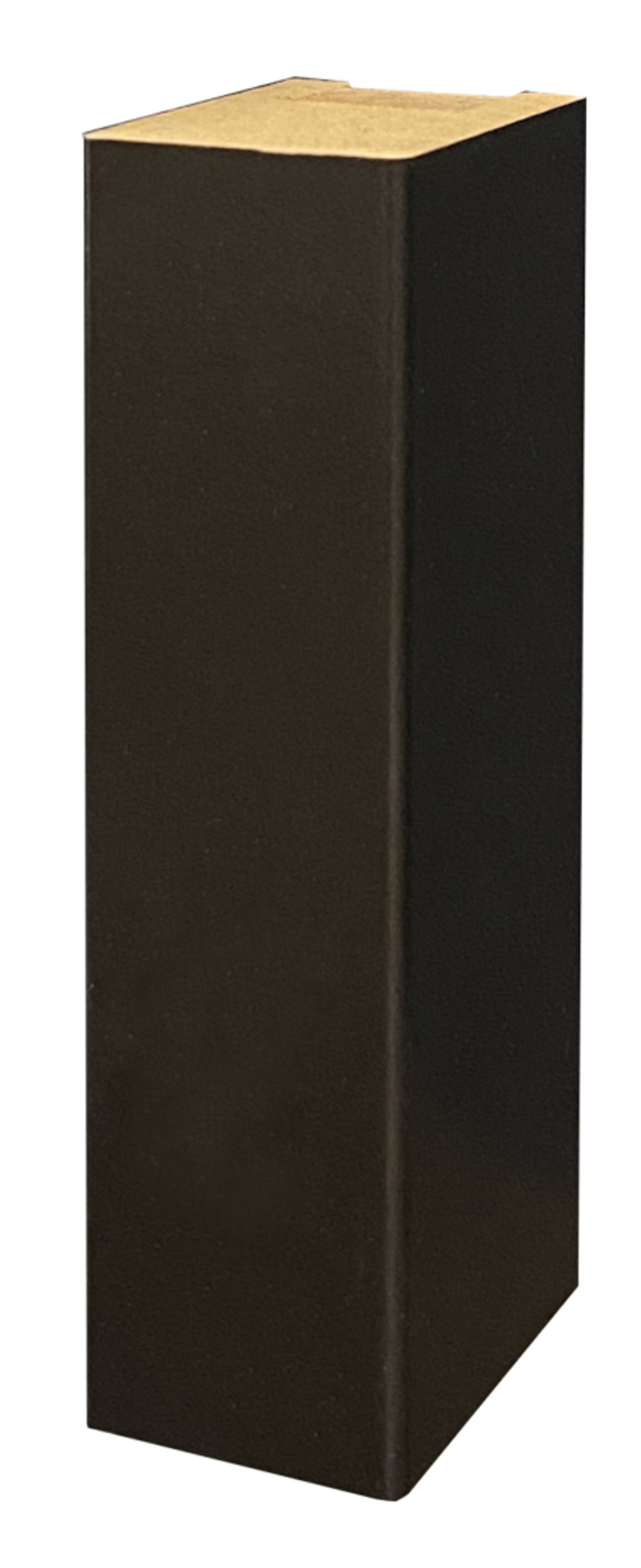Wand- Akustikpaneel schwarz mit 6 Lamellen Schwarz Welle LW3 V1 B/H 48,4 cm / 275 cm