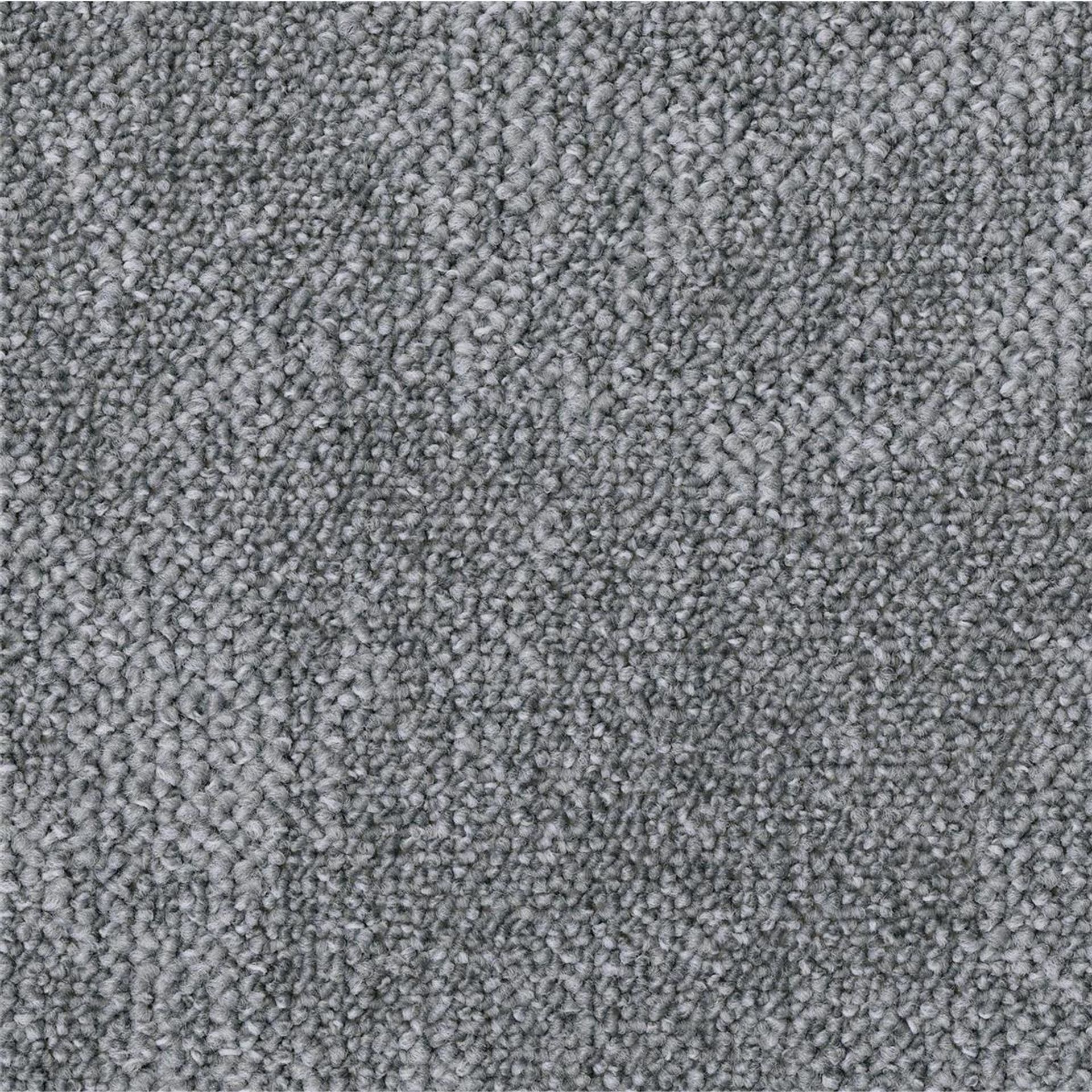 Teppichfliesen 50 x 50 cm Schlinge strukturiert Desert B882 9505 Grau Organisch