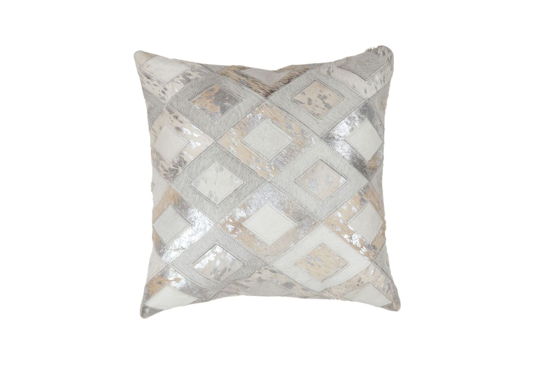 Kissen (gefüllt) Spark Pillow 110 Grau / Silber 45 cm x 45 cm