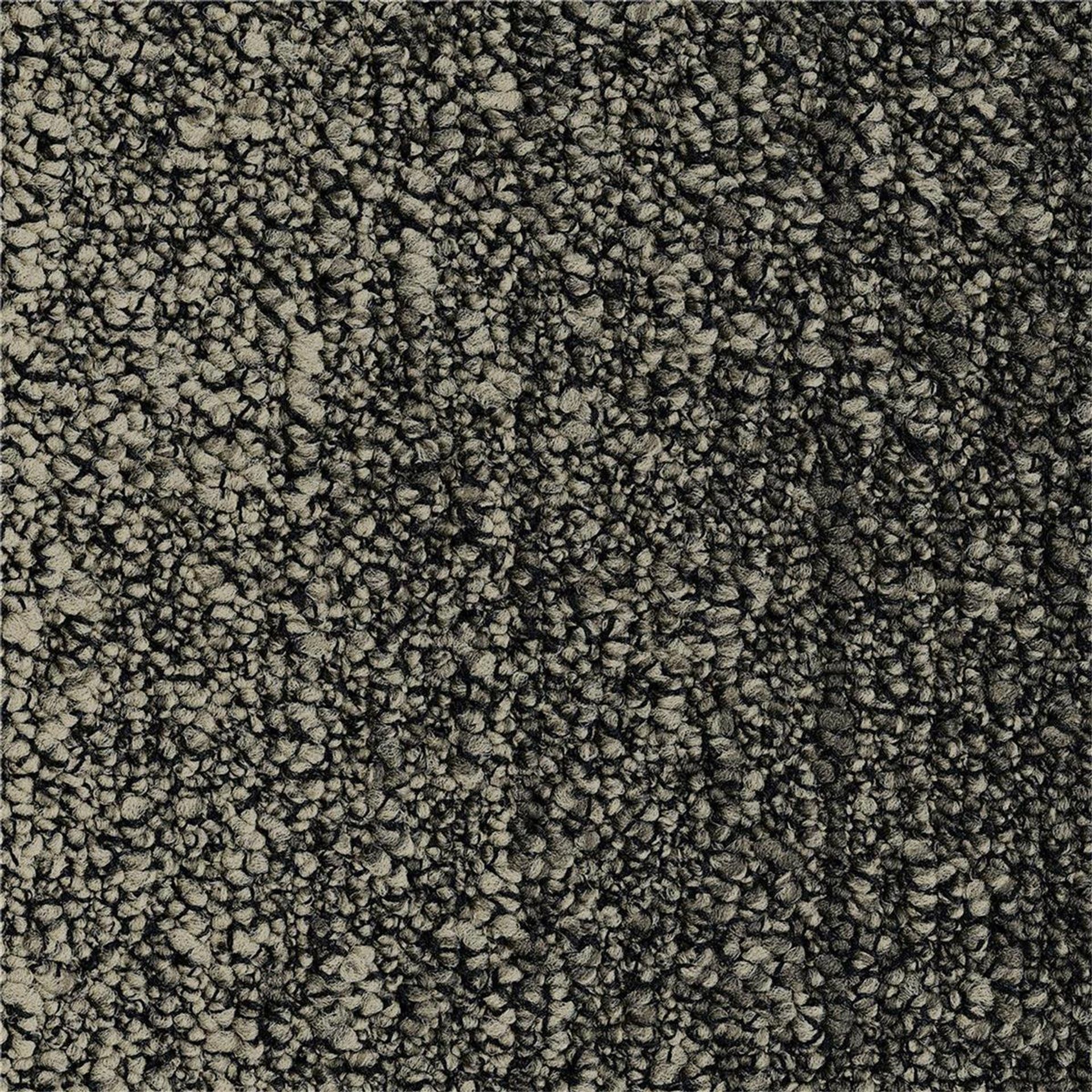 Teppichfliesen 50 x 50 cm Schlinge strukturiert Fuse B755 9094 Grau Textur