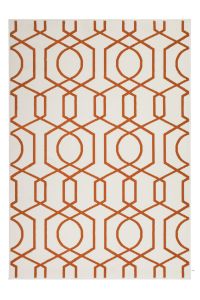 Teppich Now! 400 Elfenbein / Orange 200 cm x 290 cm