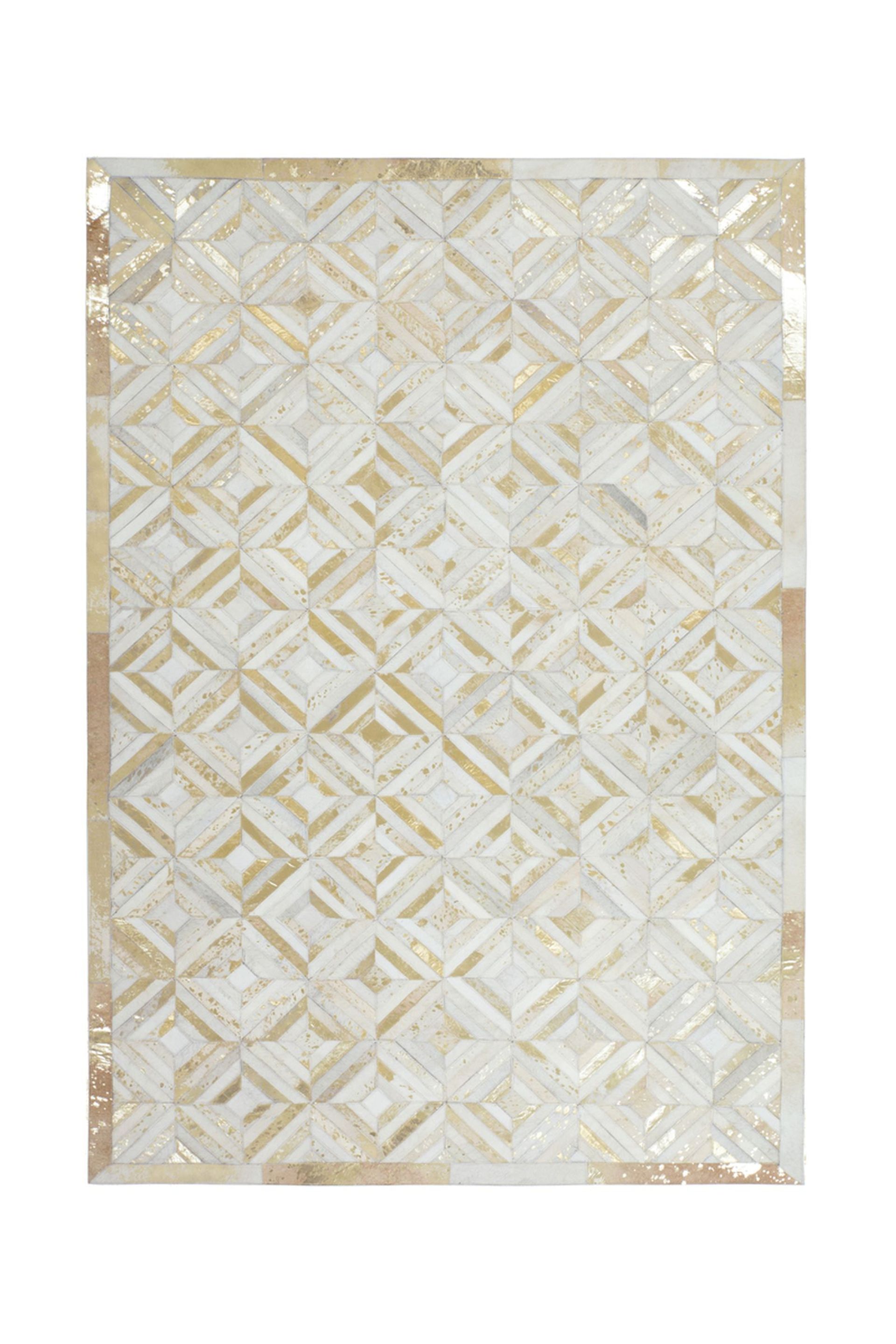 Teppich Spark 410 Elfenbein / Gold 160 cm x 230 cm