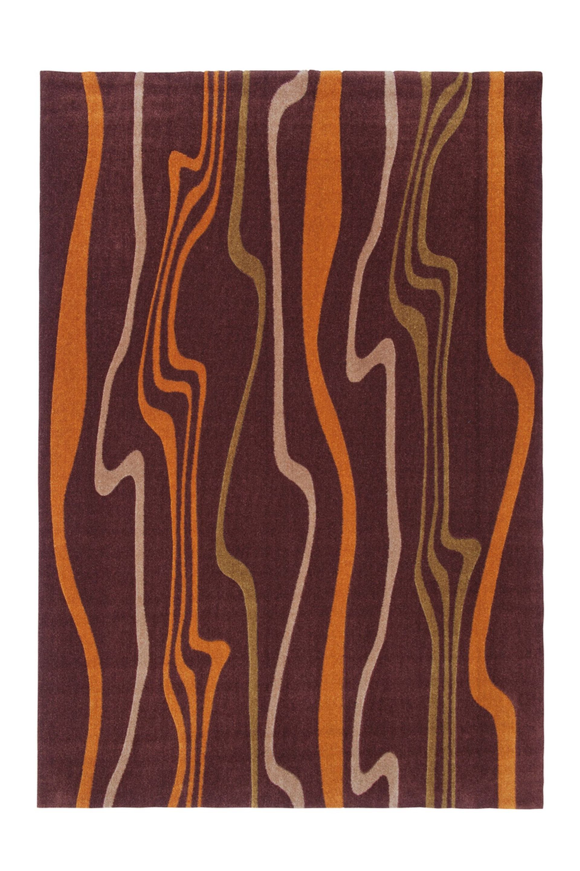 Teppich Style 42 Braun / Orange 120 cm x 170 cm