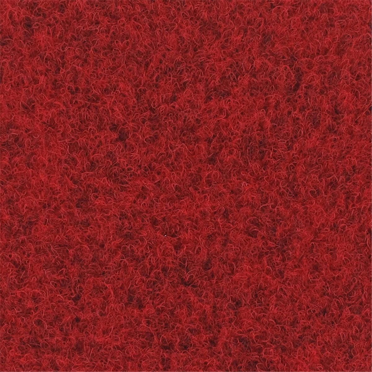 Messeboden Traffic-Fliese EXPOQUADRA Ruby Red 1632 - Sommer Needlepunch - 100 cm x 100 cm