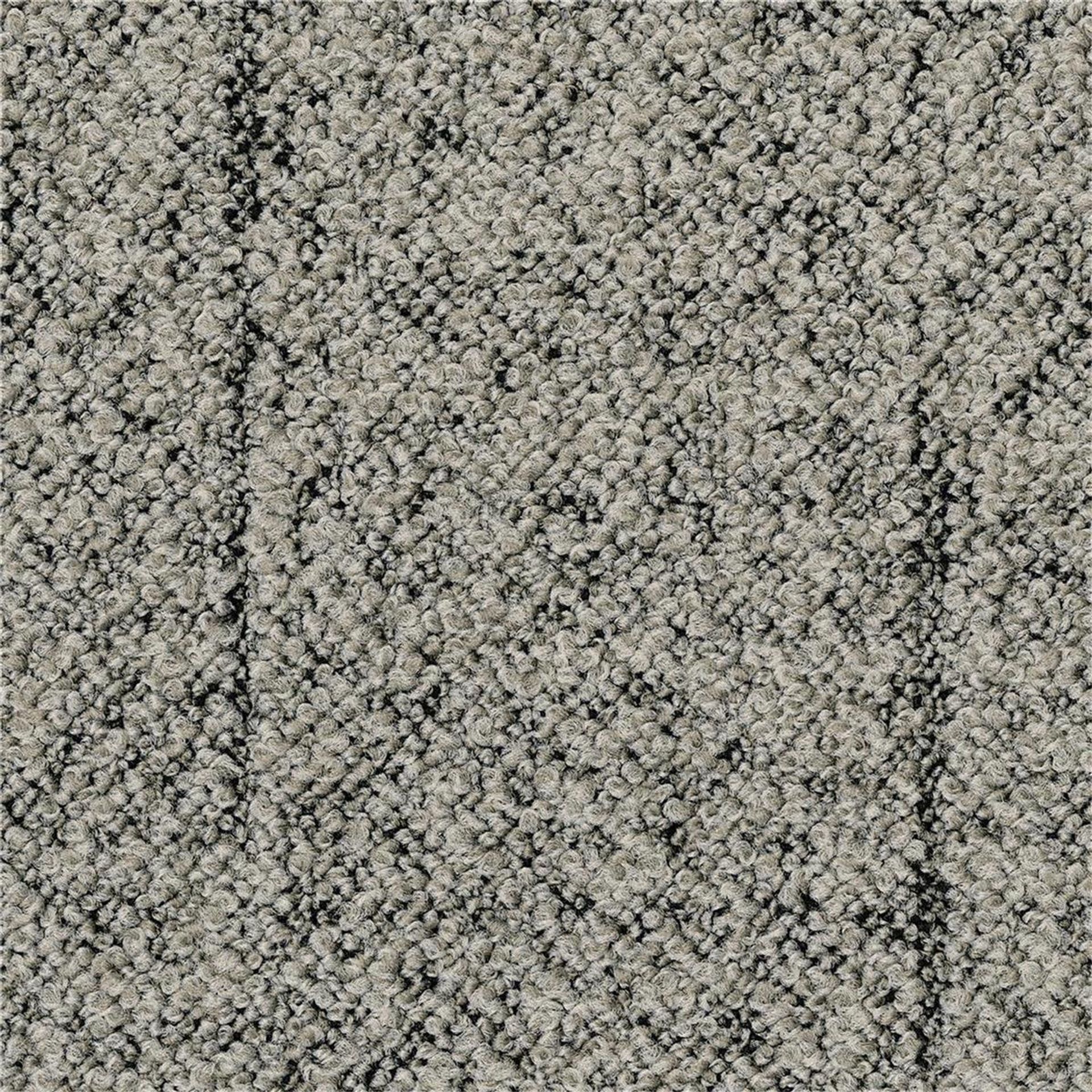 Teppichfliesen 50 x 50 cm Schlinge Iconic AA23 9525 Grau Textur