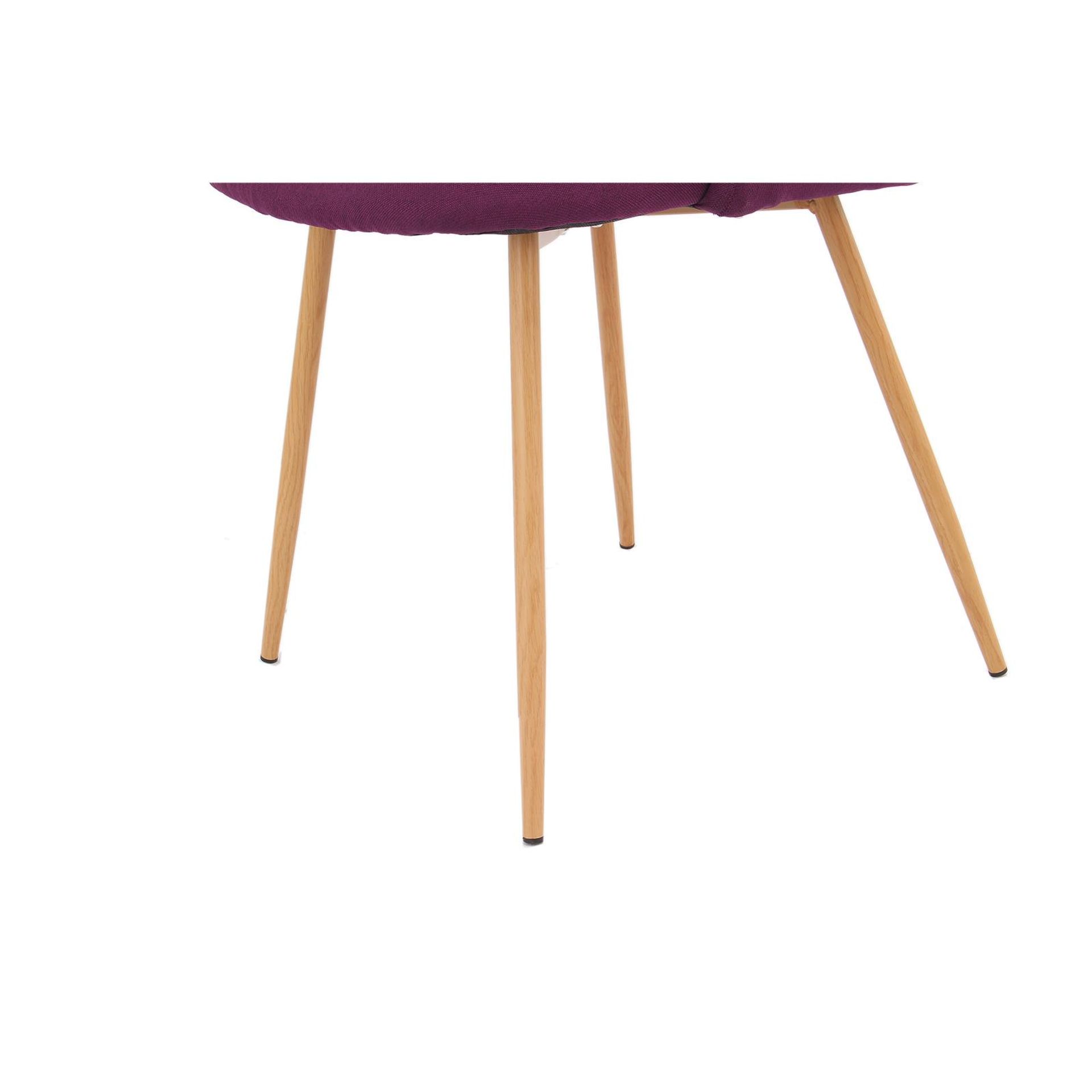 Stuhl Celina 210 2er-Set Violett - 56 cm (L) x 54 cm (B) x 84 cm (H)