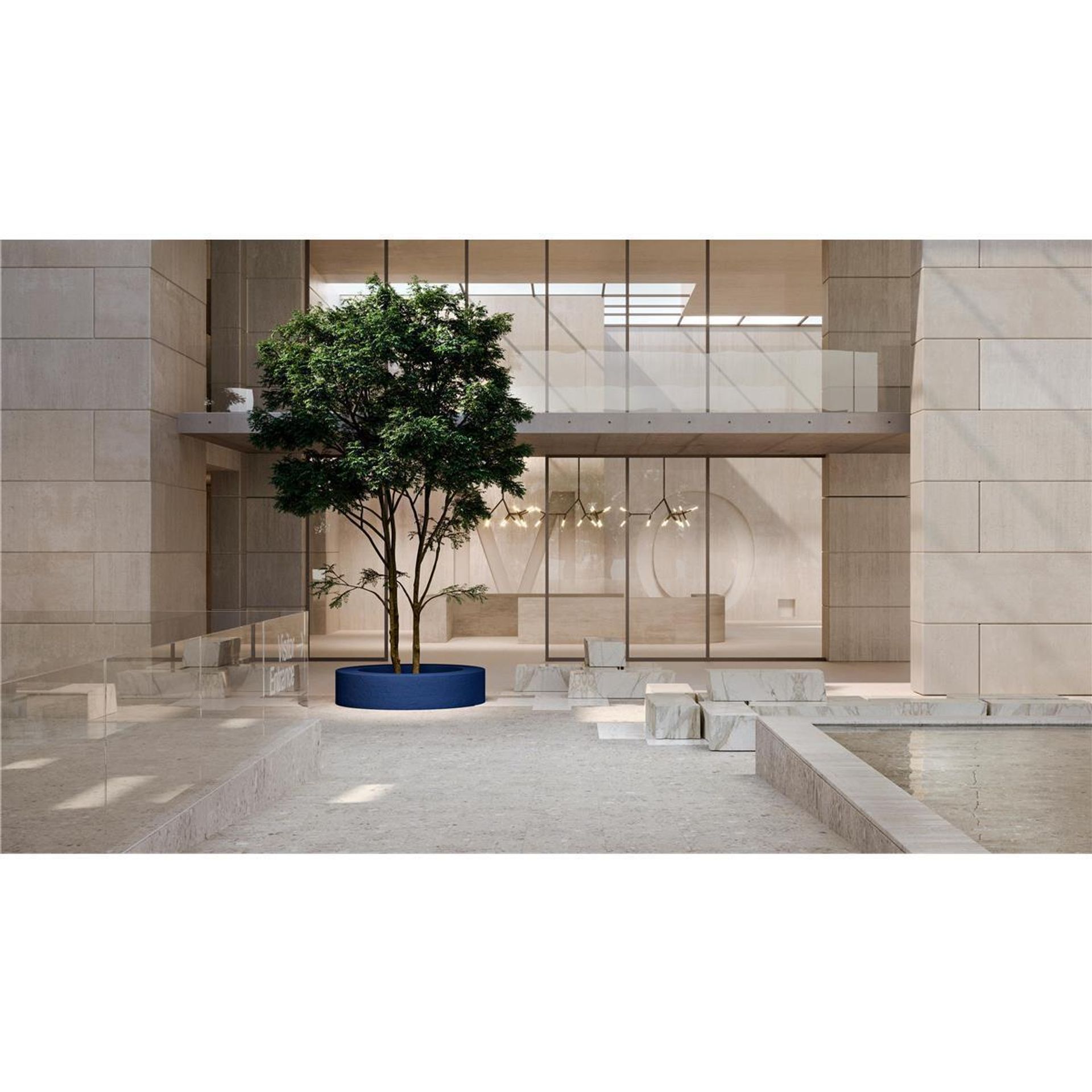 Designboden CLASSICS-Contemporary Oak-Natural Planke 120 cm x 20 cm - Nutzschichtdicke 0,70 mm