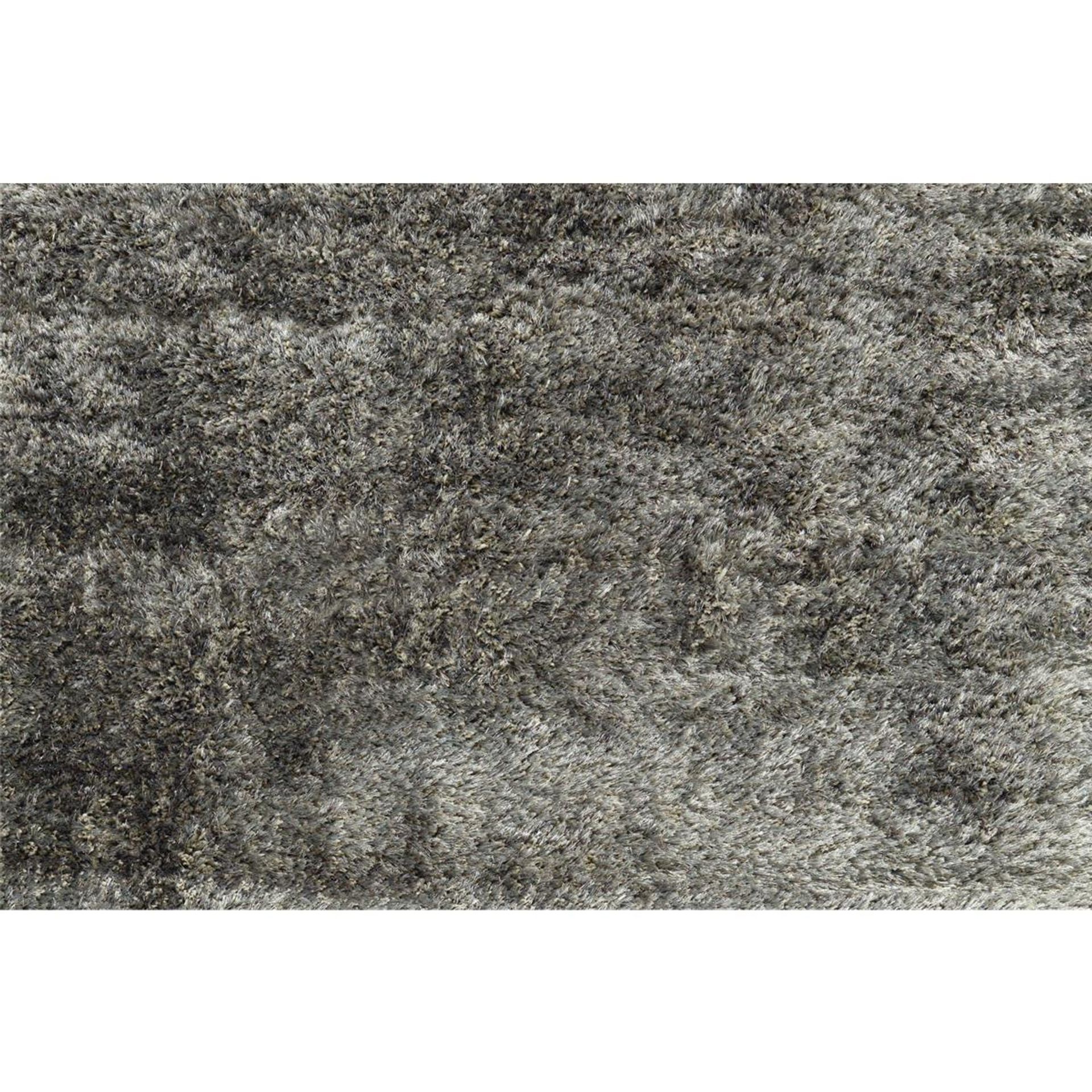 Teppich Grace Shaggy Blaugrau 60 cm x 110 cm