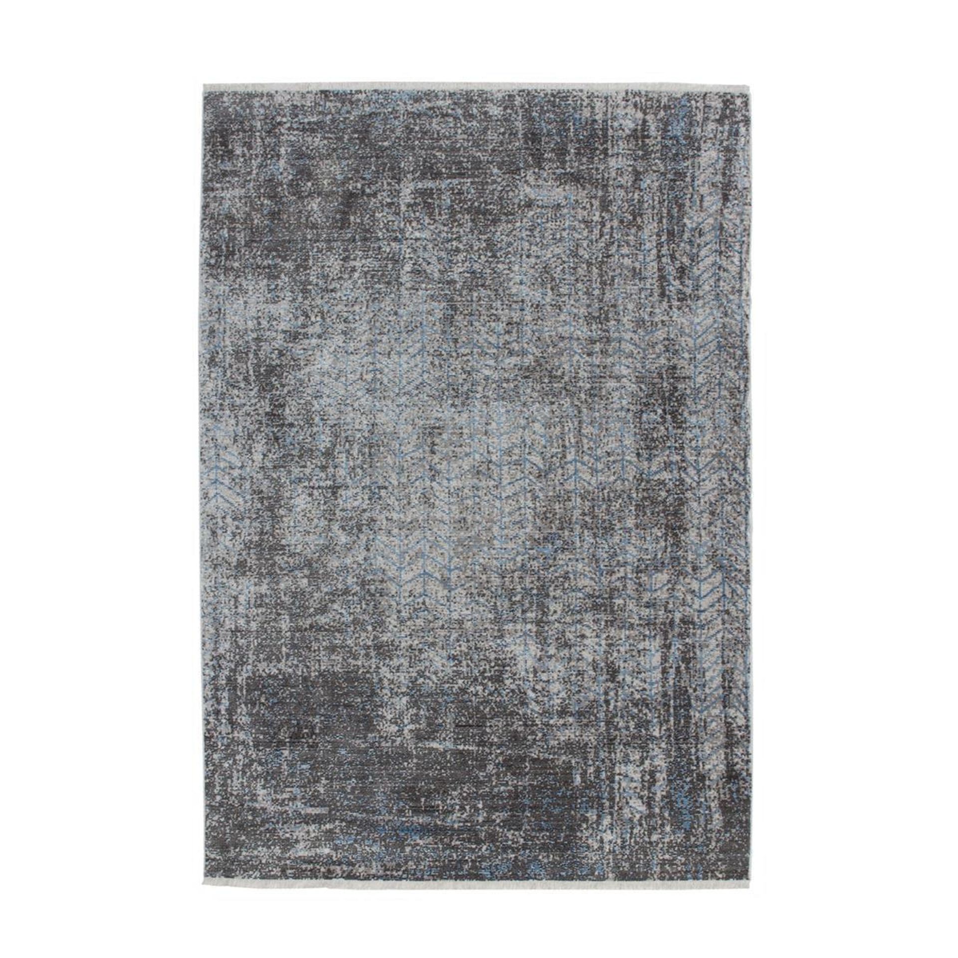 Teppich Antigua 300 Grau / Türkis 160 cm x 230 cm