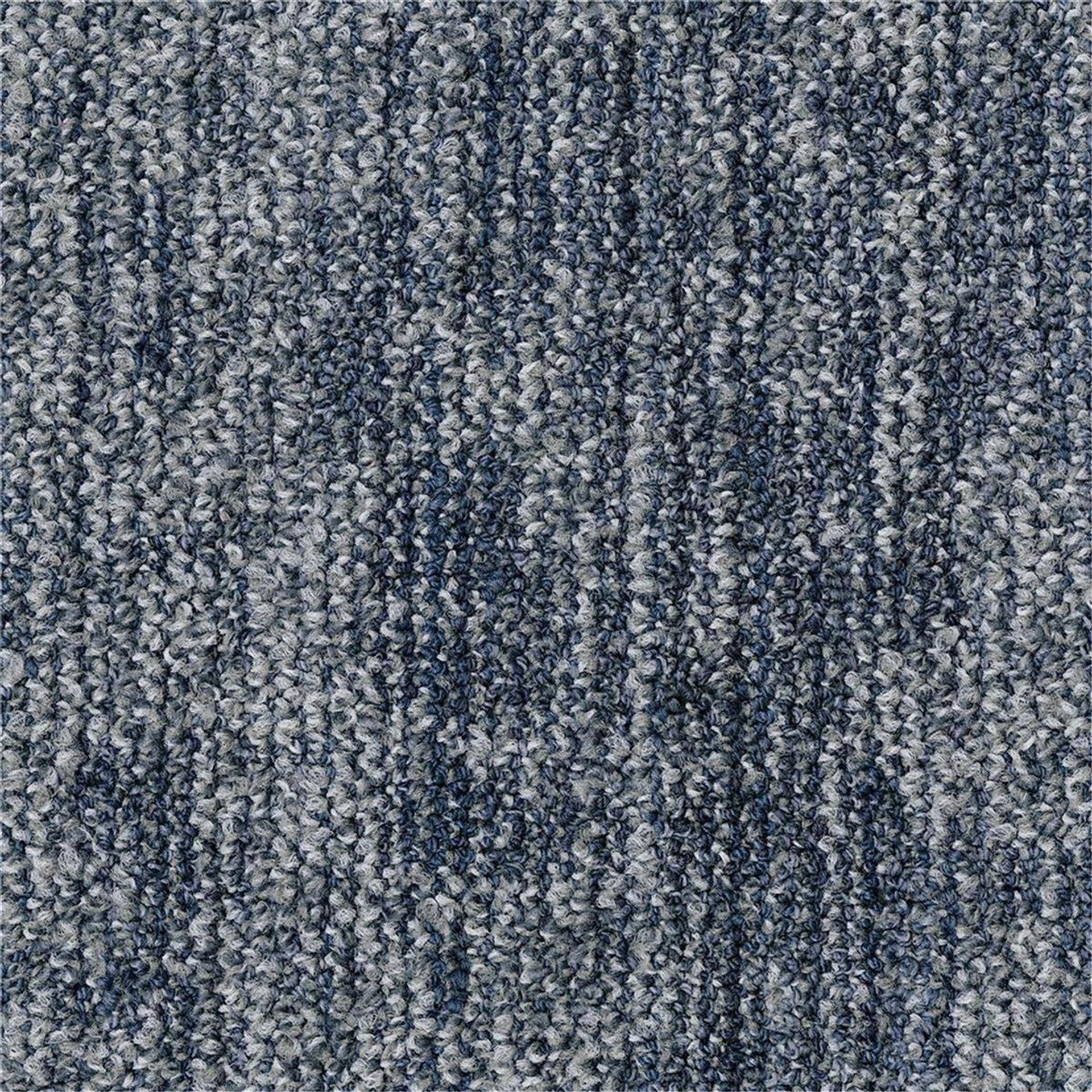 Teppichfliesen 50 x 50 cm Schlinge strukturiert Jeans Original AA27 8904 Blau Textur