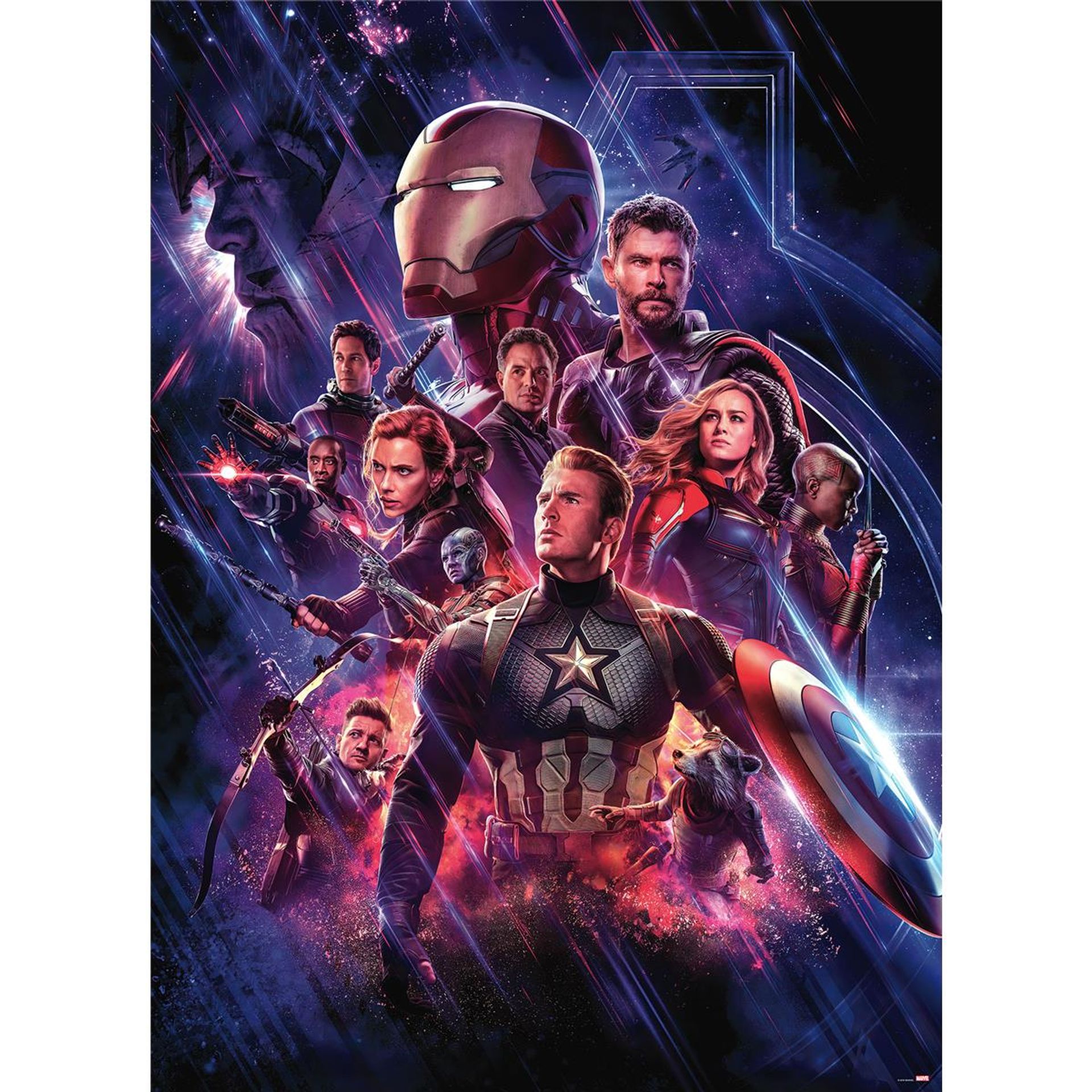 Papier Fototapete - Avengers Endgame Movie Poster - Größe 184 x 254 cm