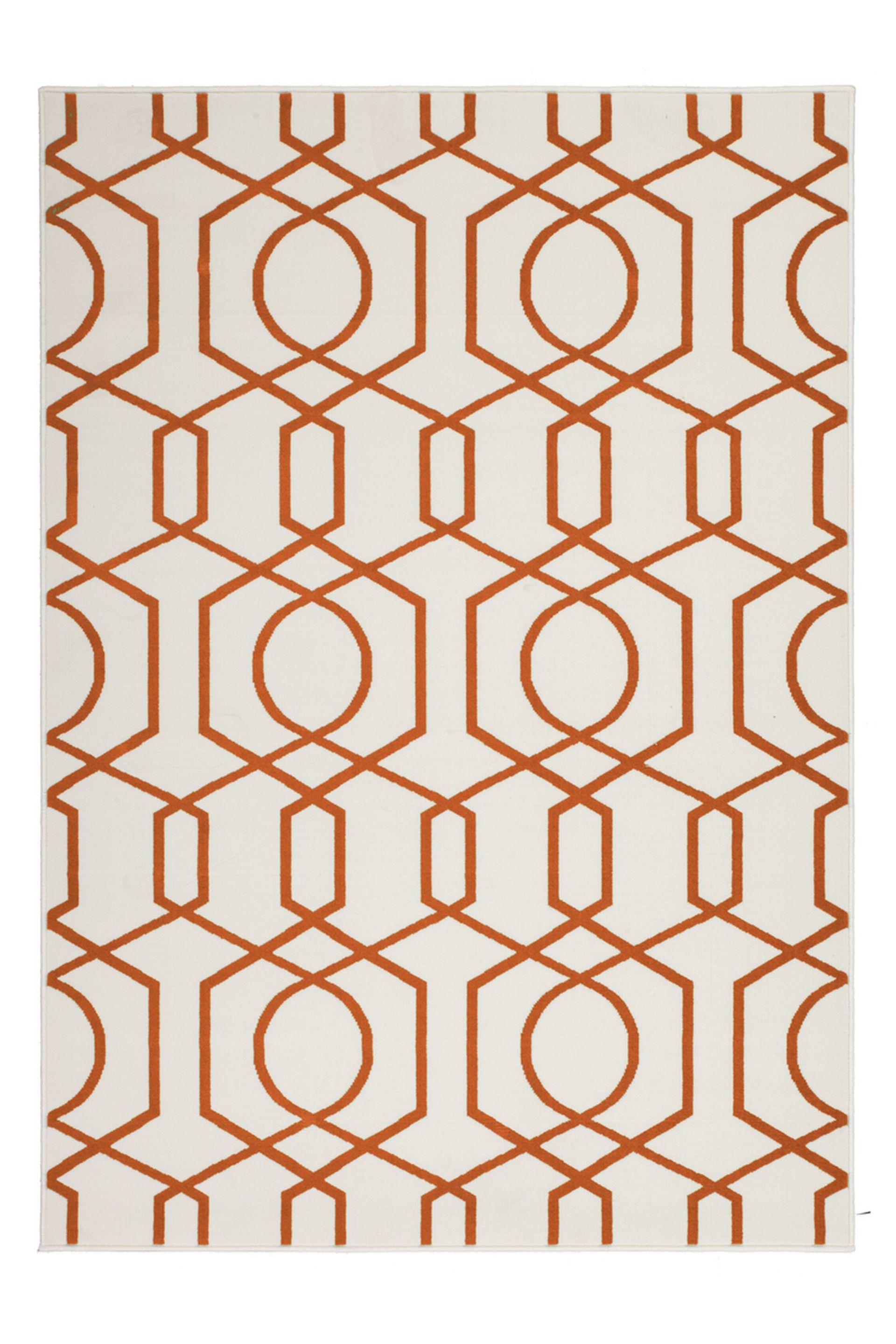 Teppich Now! 400 Elfenbein / Orange 160 cm x 230 cm