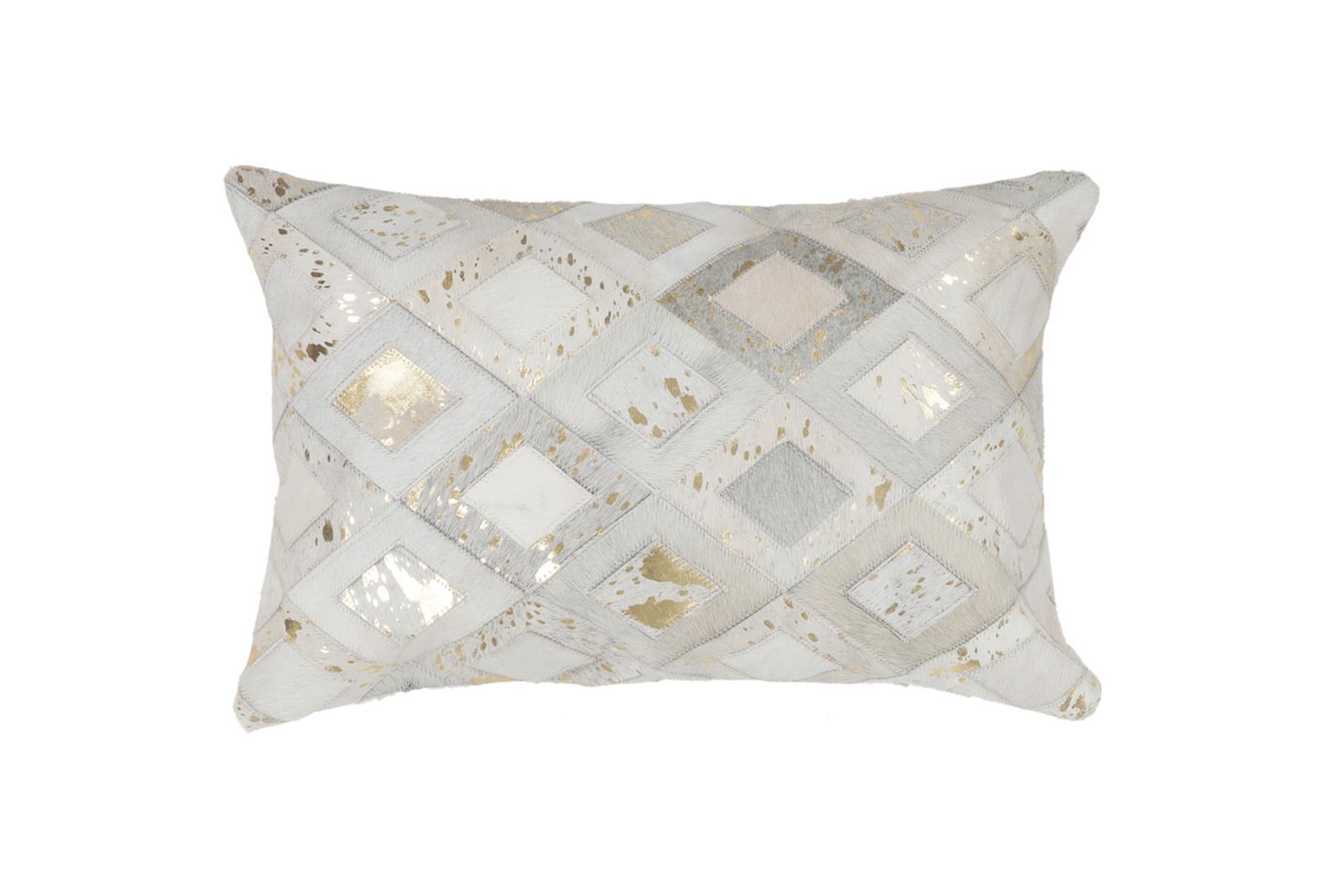 Kissen (gefüllt) Spark Pillow 110 Elfenbein / Gold 40 cm x 60 cm