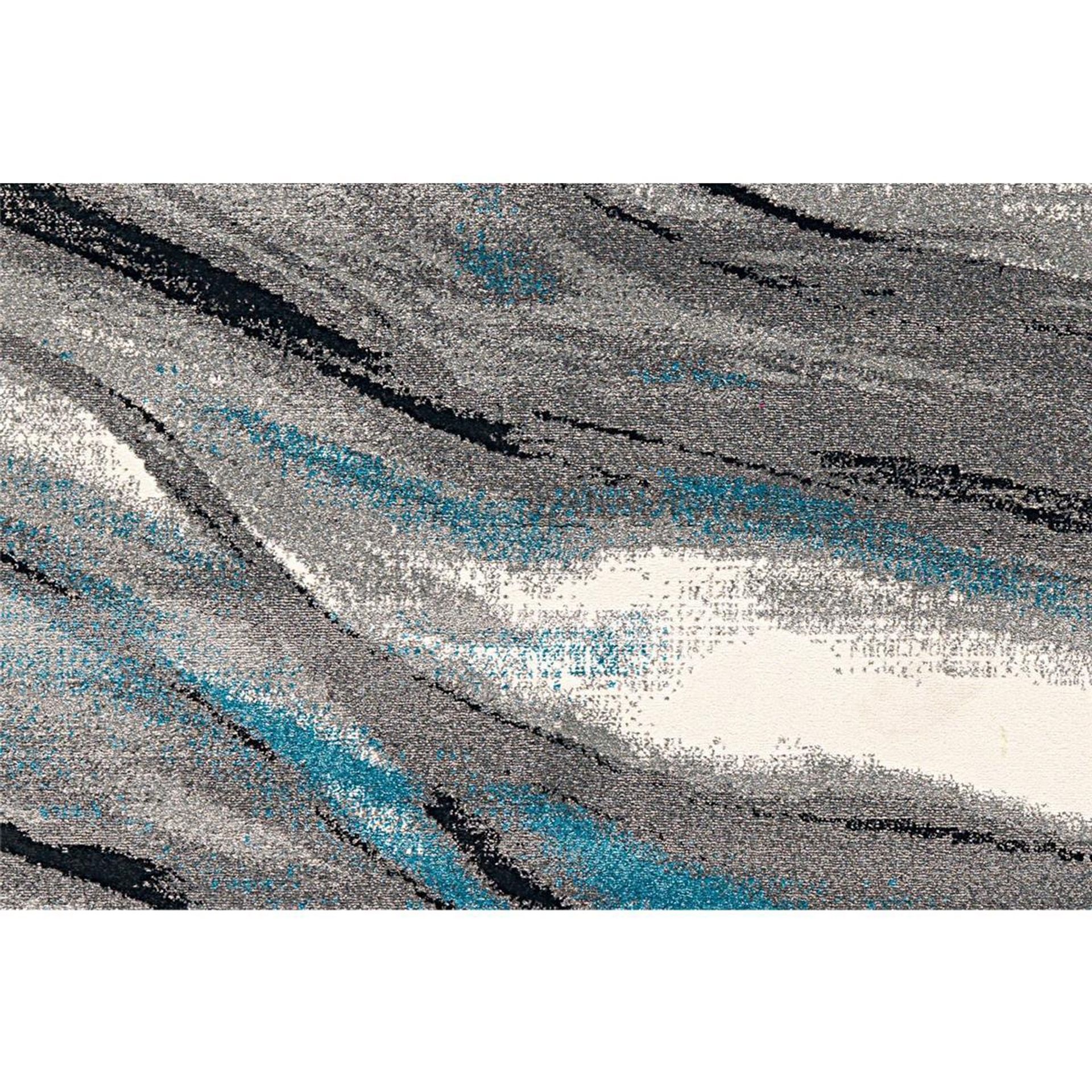 Teppich Move 4444 Grau / Blau / Weiß 60 cm x 110 cm