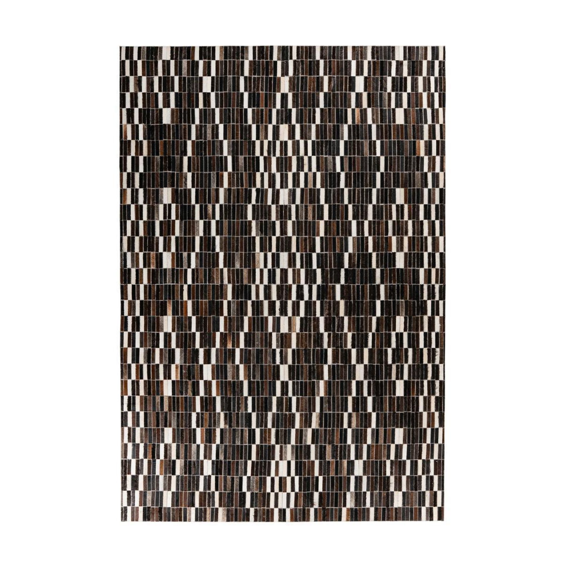 Teppich Lavin 125 Schwarz / Weiß 160 cm x 230 cm