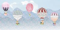 Vlies Fototapete - Happy Balloon - Größe 500 x 250 cm