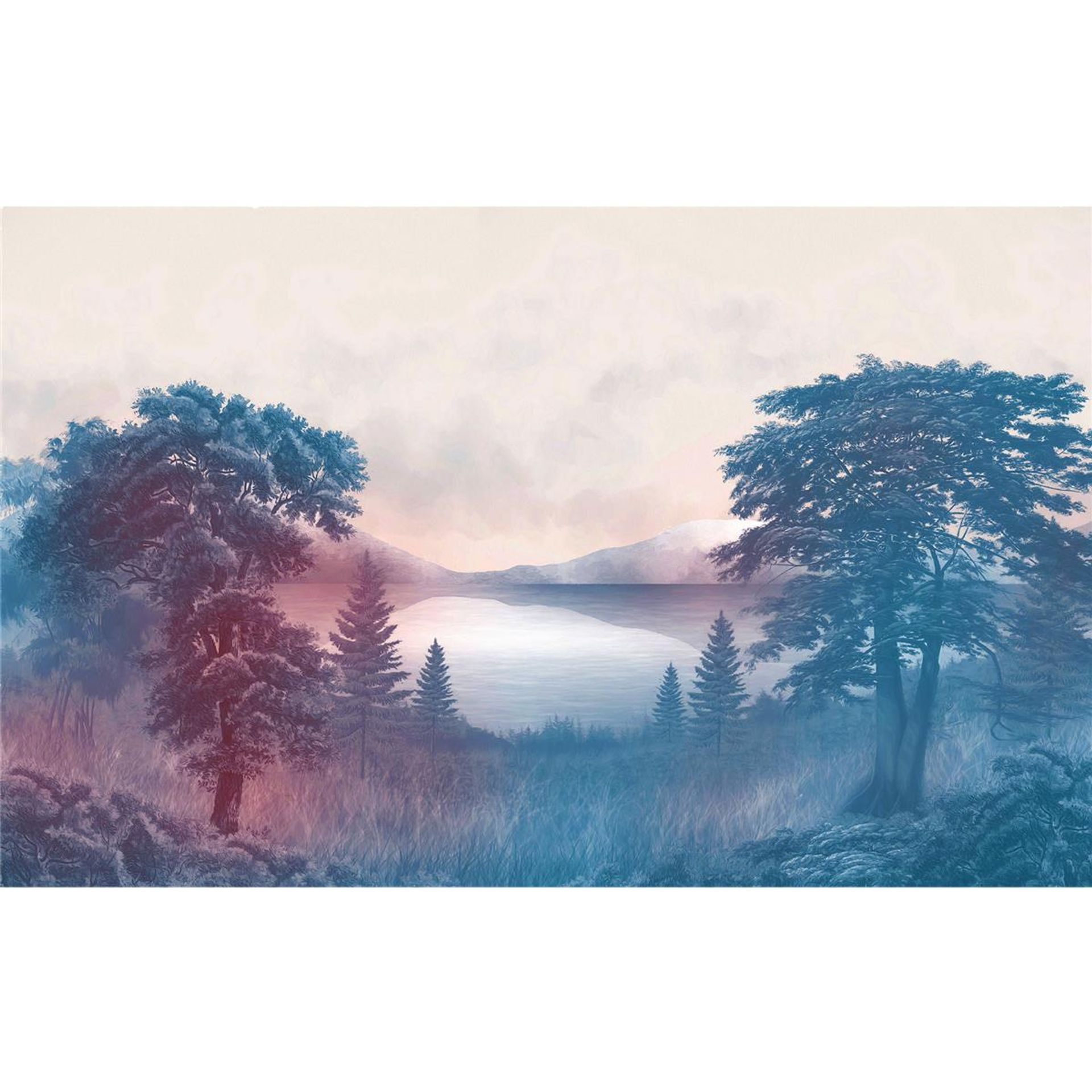 Vlies Fototapete - Forestland - Größe 400 x 250 cm