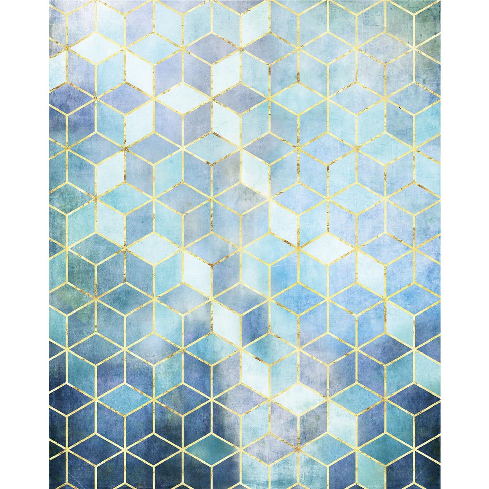 Vlies Fototapete - Mosaik Azzuro - Größe 200 x 250 cm