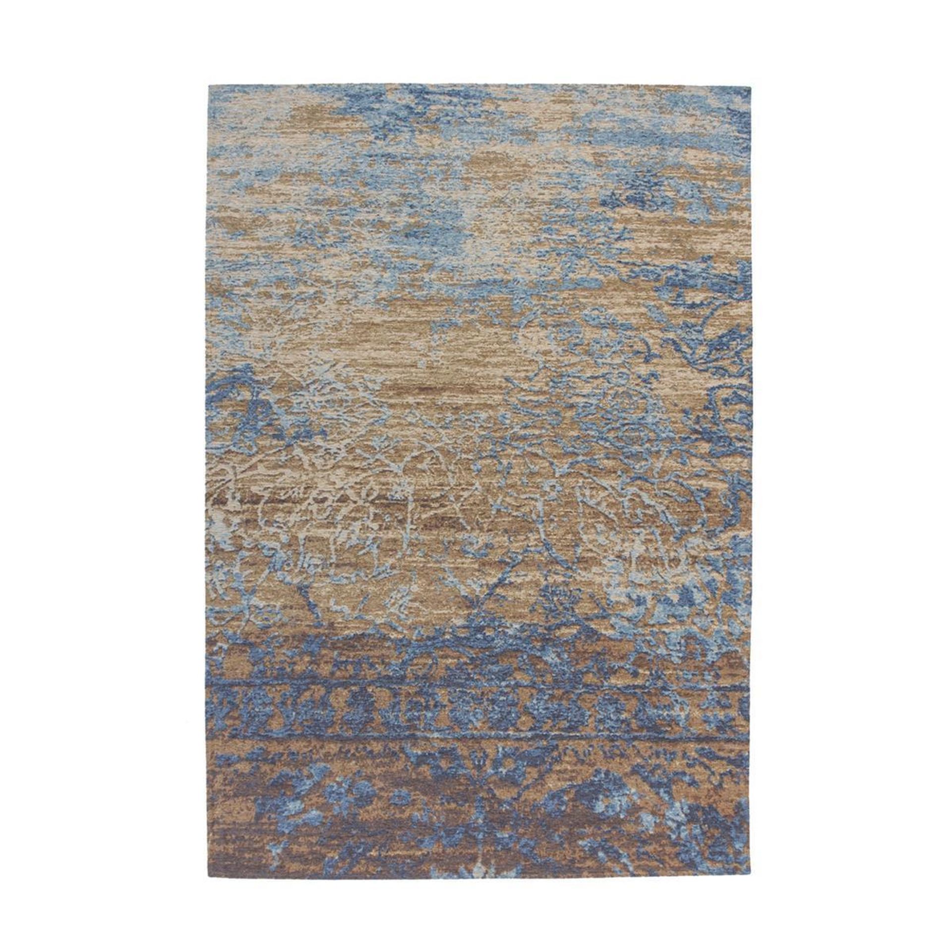 Teppich Blaze 600 Blau / Beige 195 cm x 290 cm