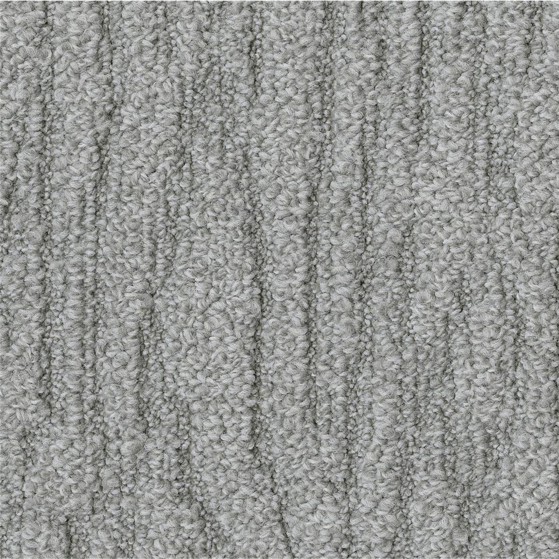 Teppichfliesen 50 x 50 cm Schlinge strukturiert Carved AA45 9508 Weiß Organisch