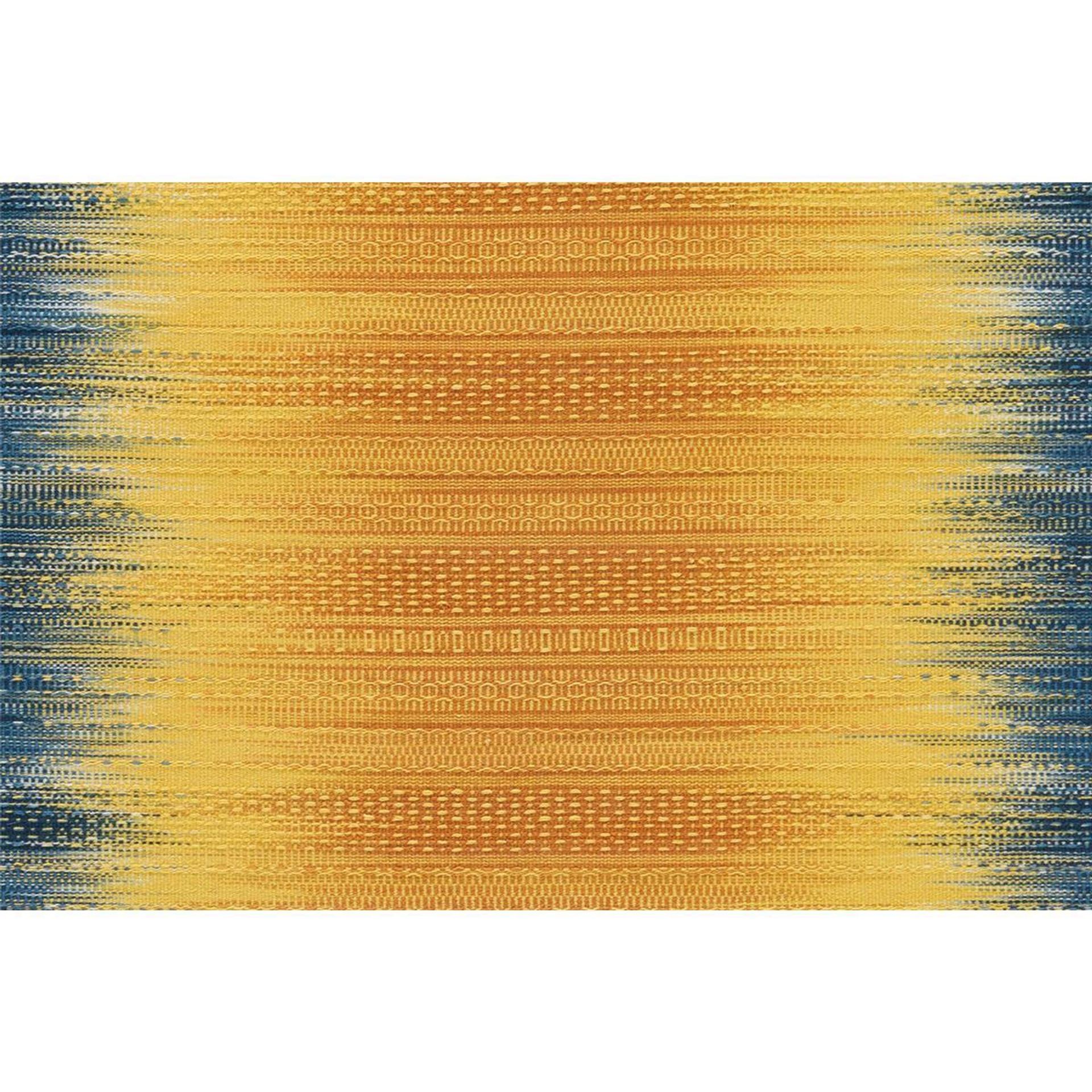 Teppich Sunset  8070 Gelb / Blau 90 cm x 160 cm