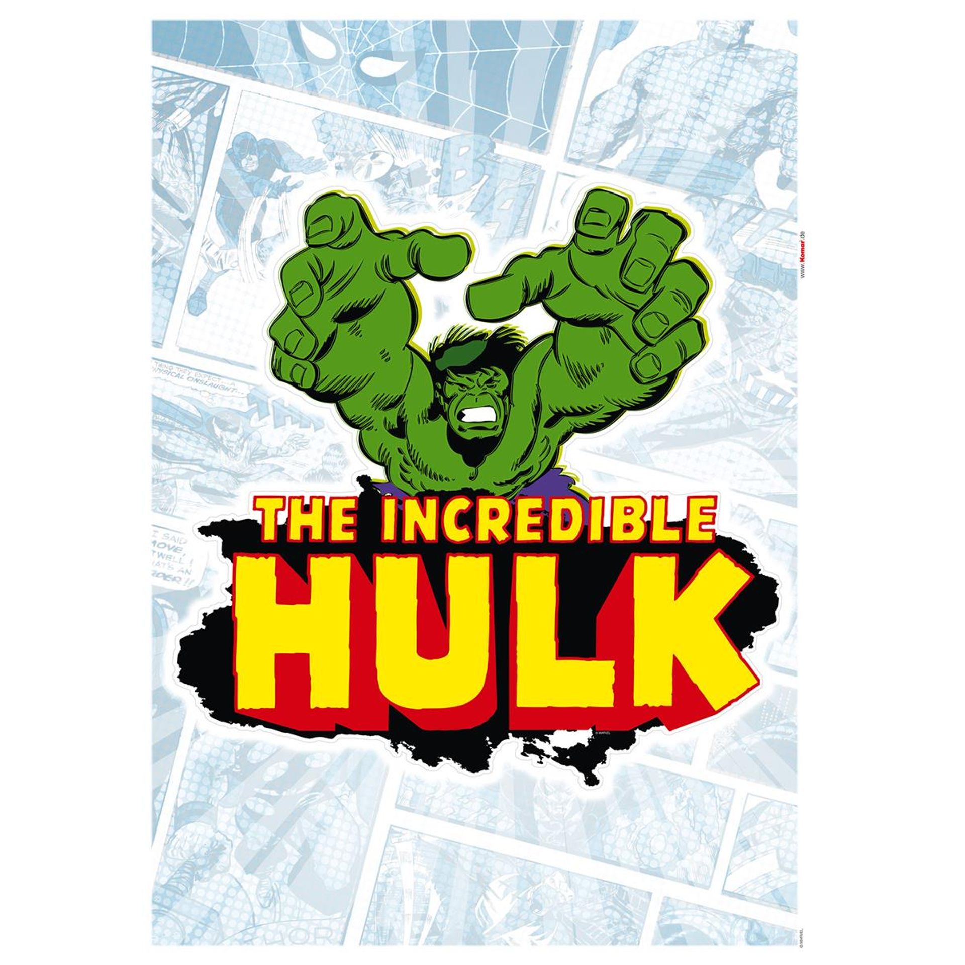 Wandtattoo - Hulk Comic Classic  - Größe 50 x 70 cm
